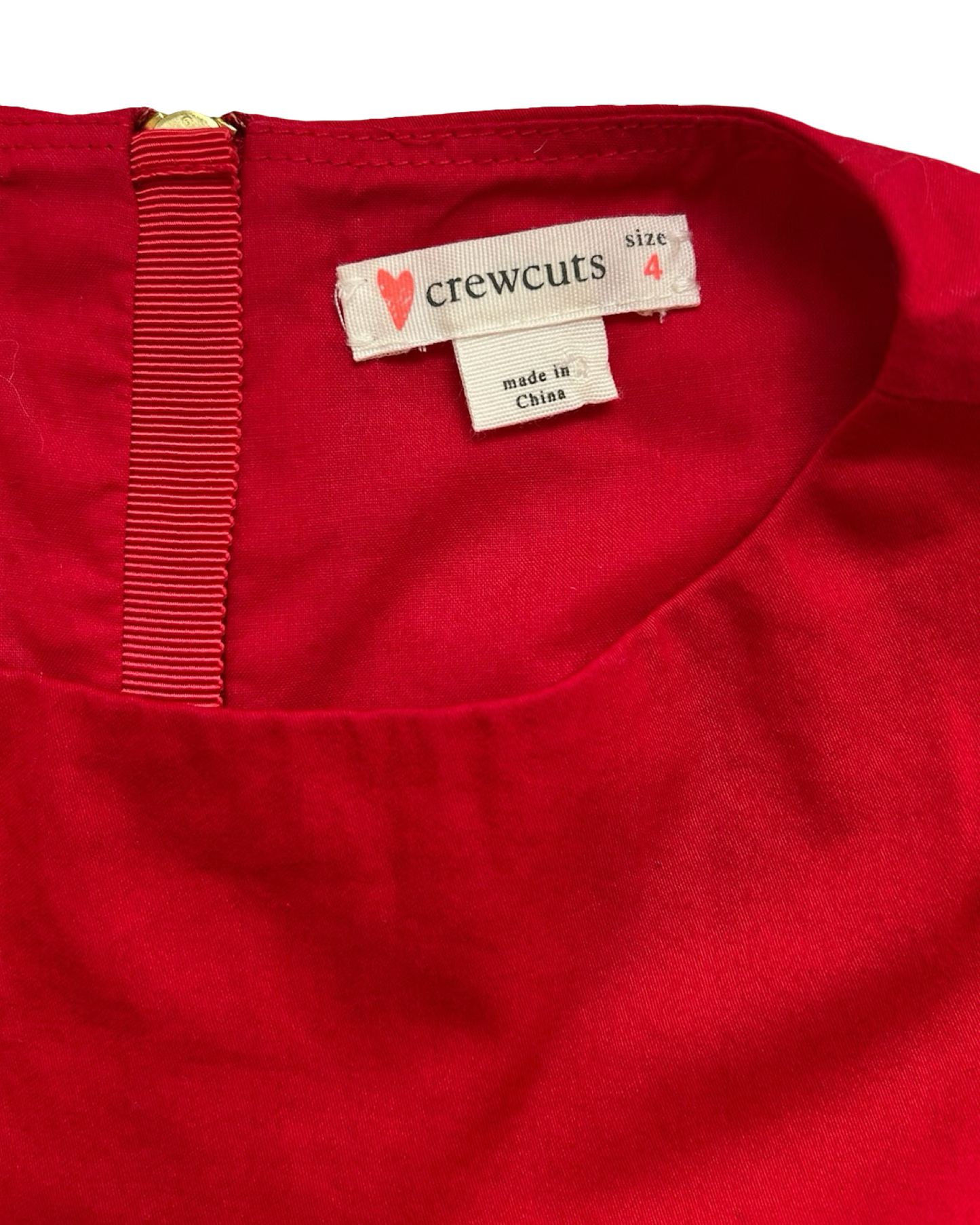 4 Toddlers Girls Crewcuts Red Holidays Dress