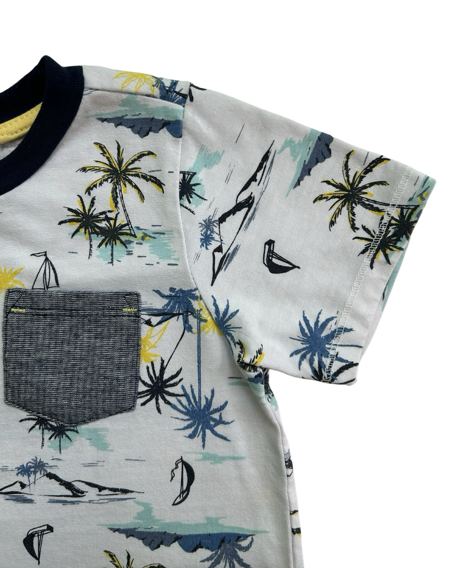 5T Toddler Boys Little LAD T-Shirt  Palm Trees