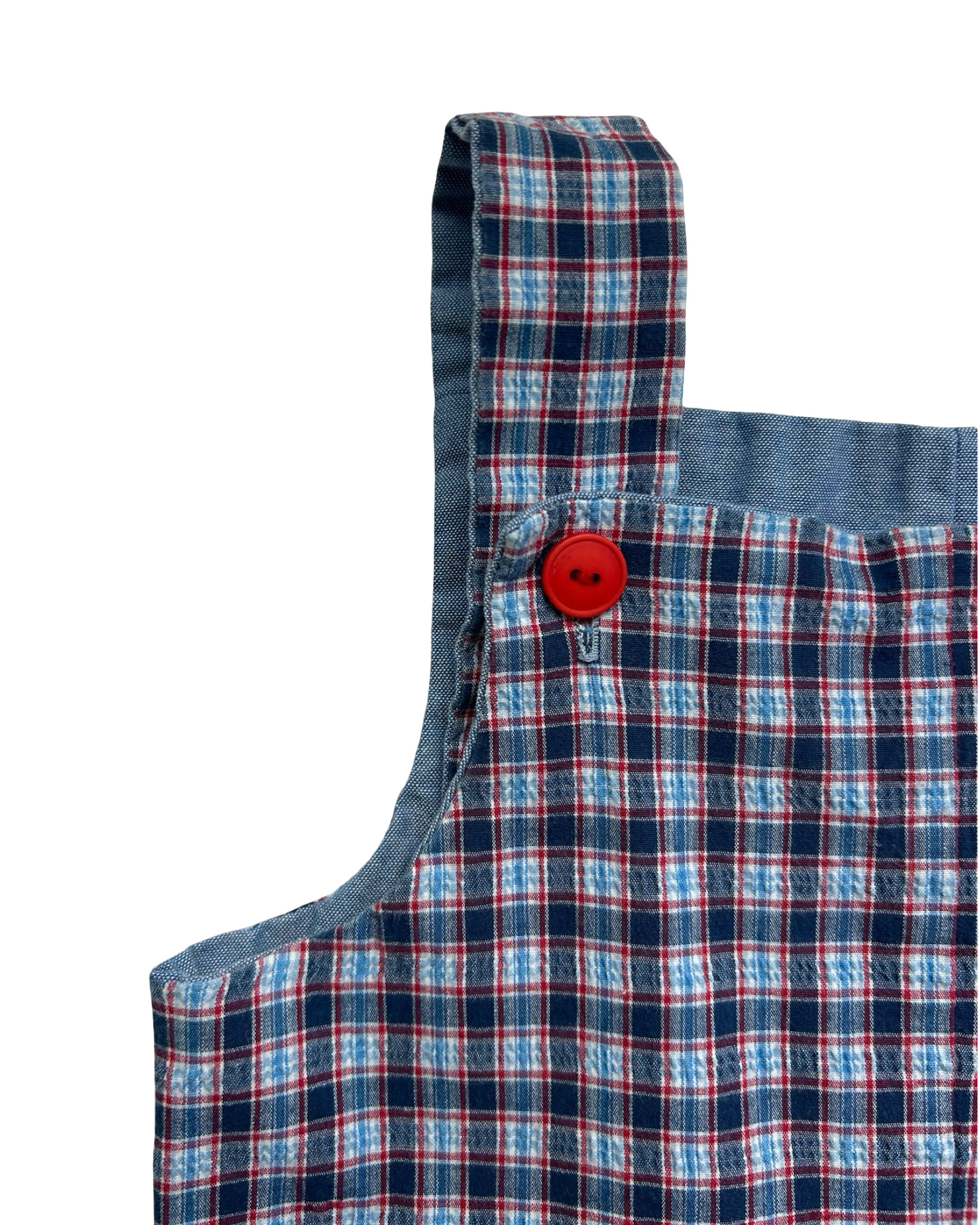 18M Baby Boys Just Ducky Reversible Sailboat Embroidered Overalls