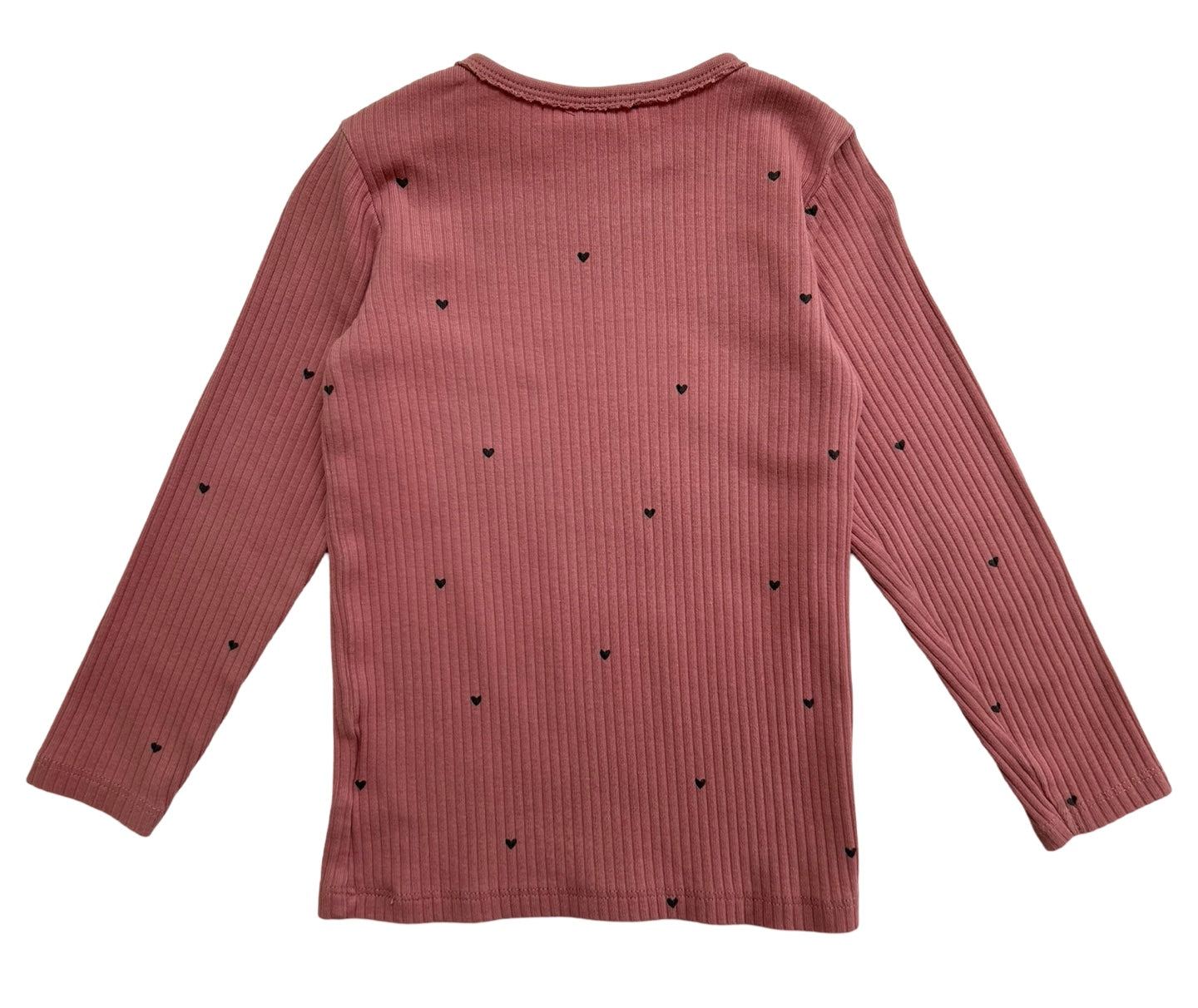 2T Toddler Girls H&M Heart 🖤🖤🖤 Long Sleeve Sweater Top.