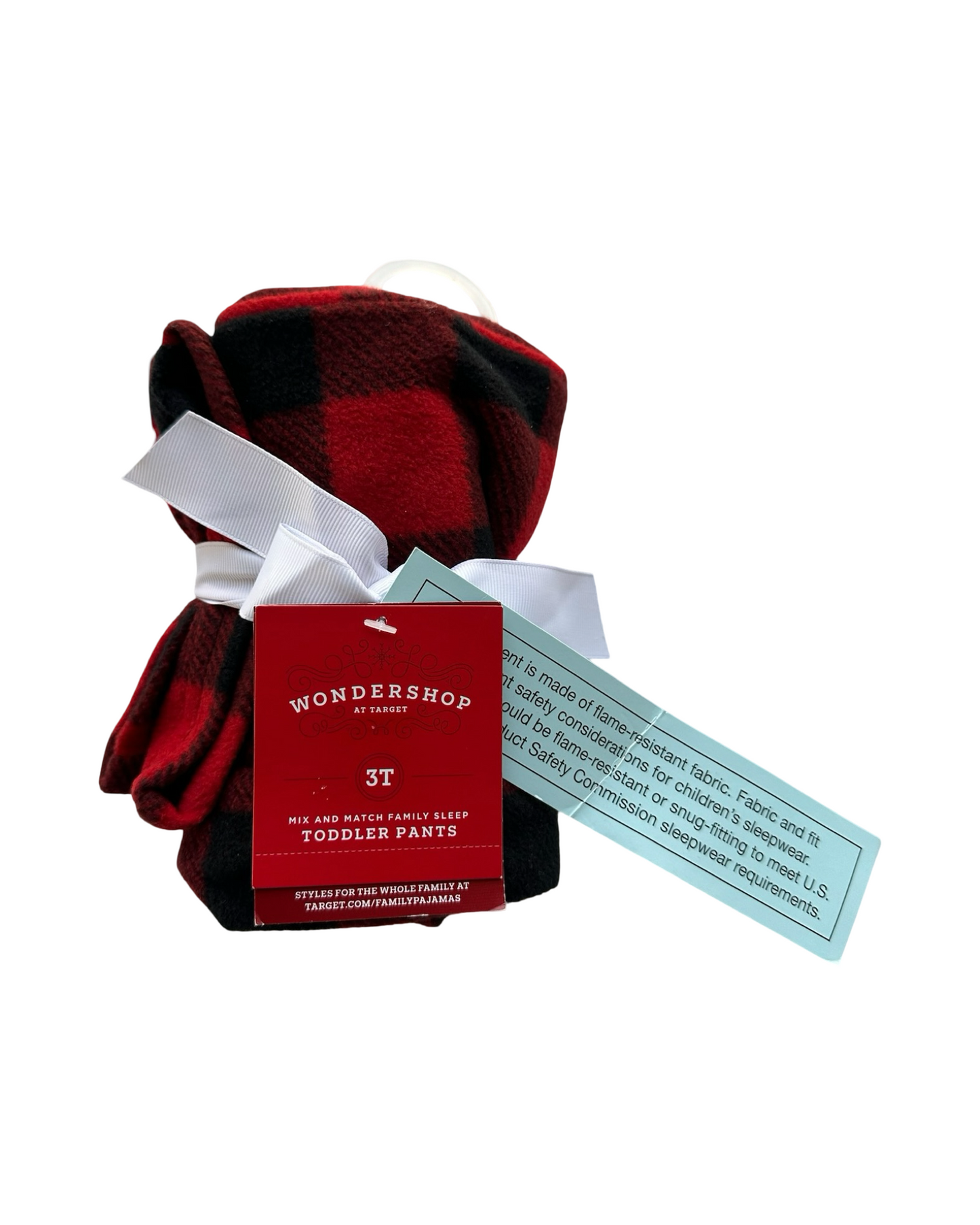 3T Toddler Boys Wondershop  Red & Black Buffalo Plaid Flannel Pajama One Piece. NWT