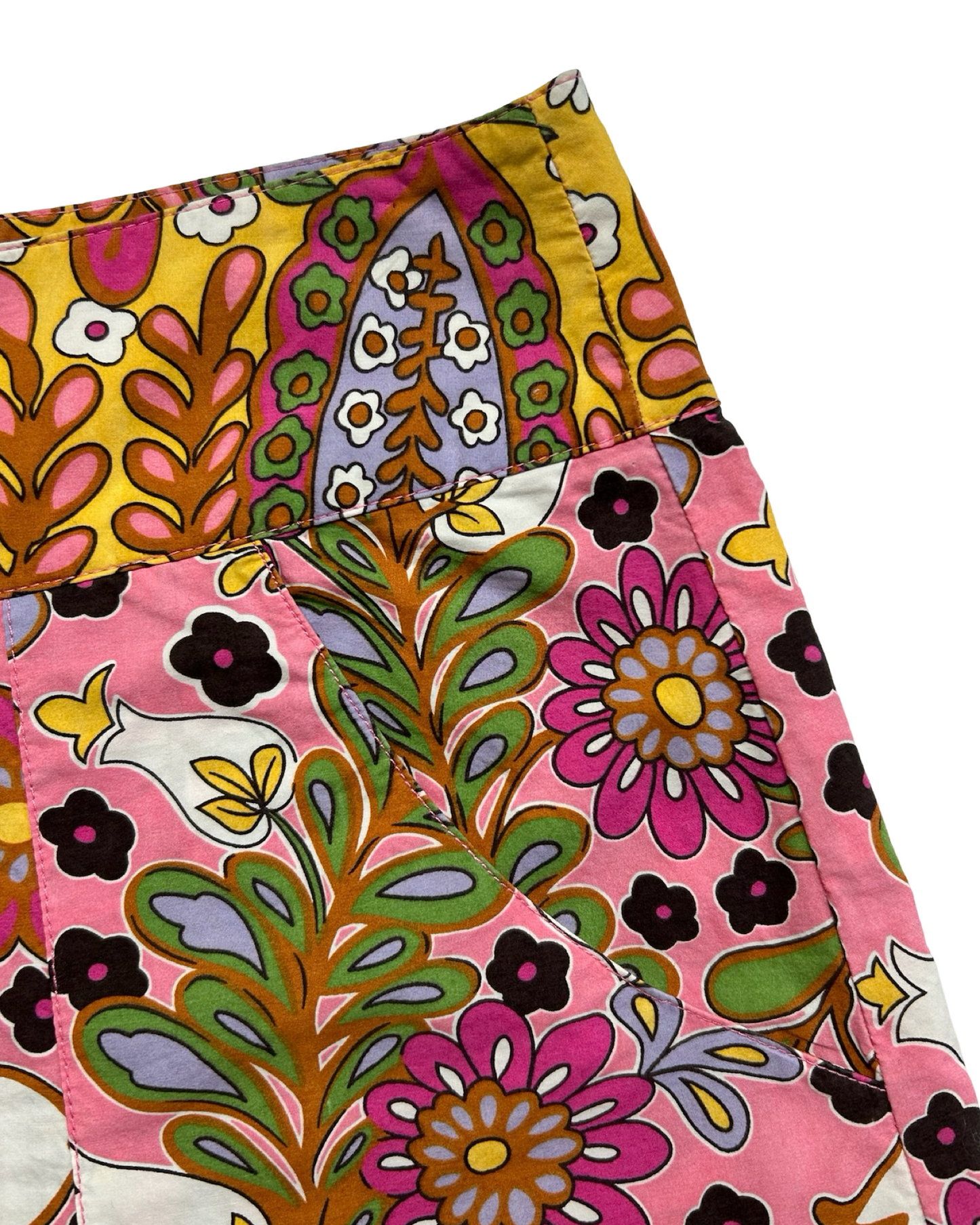 Women’s Size 4 Cabi Style Ashbury Pleated Cotton Floral Boho Hippie Skirt