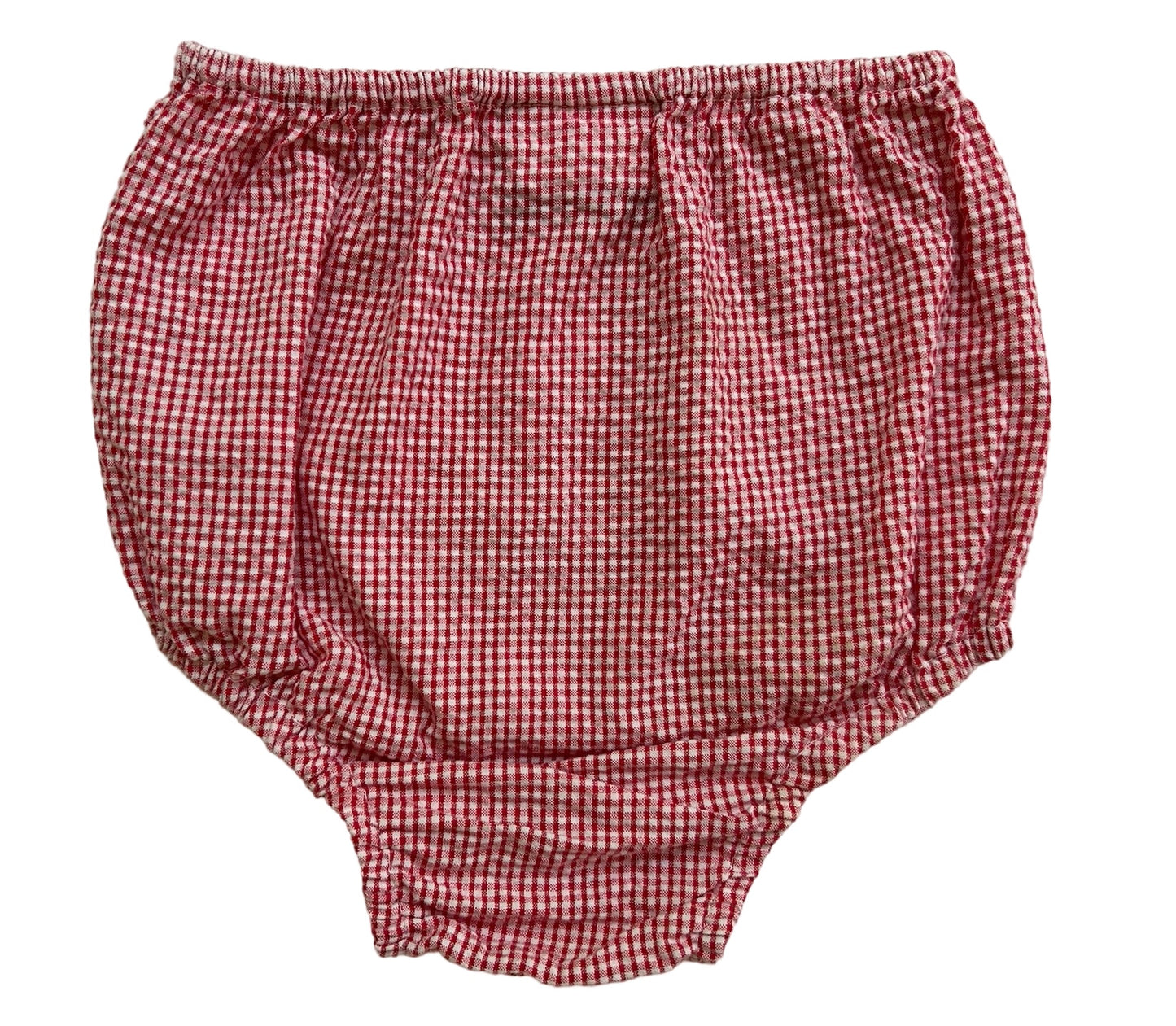 18M Baby Girl’s Rare Editions Pink Gingham Dress Whit Diaper Cover.