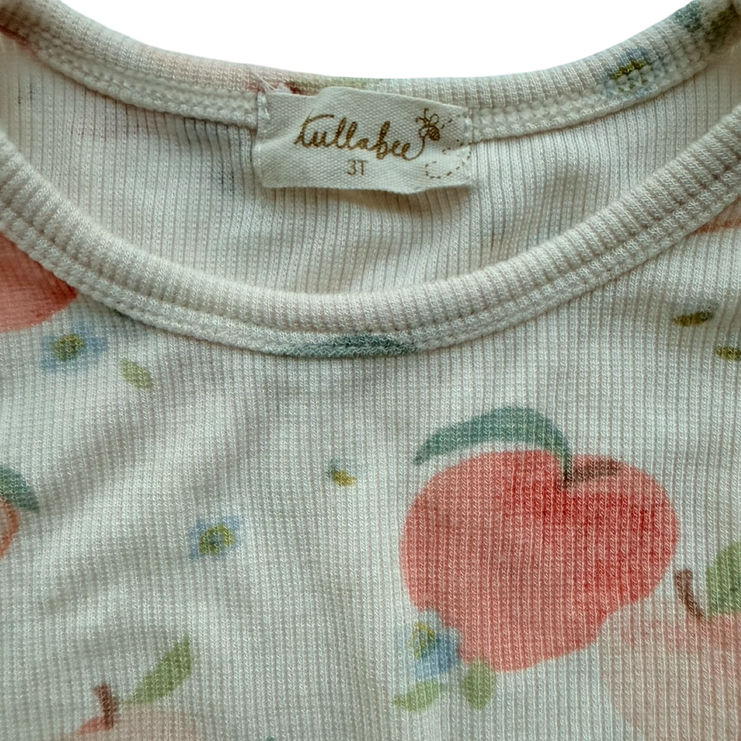 3T Toddler Girl Tullabee Ribbed Peaches Top