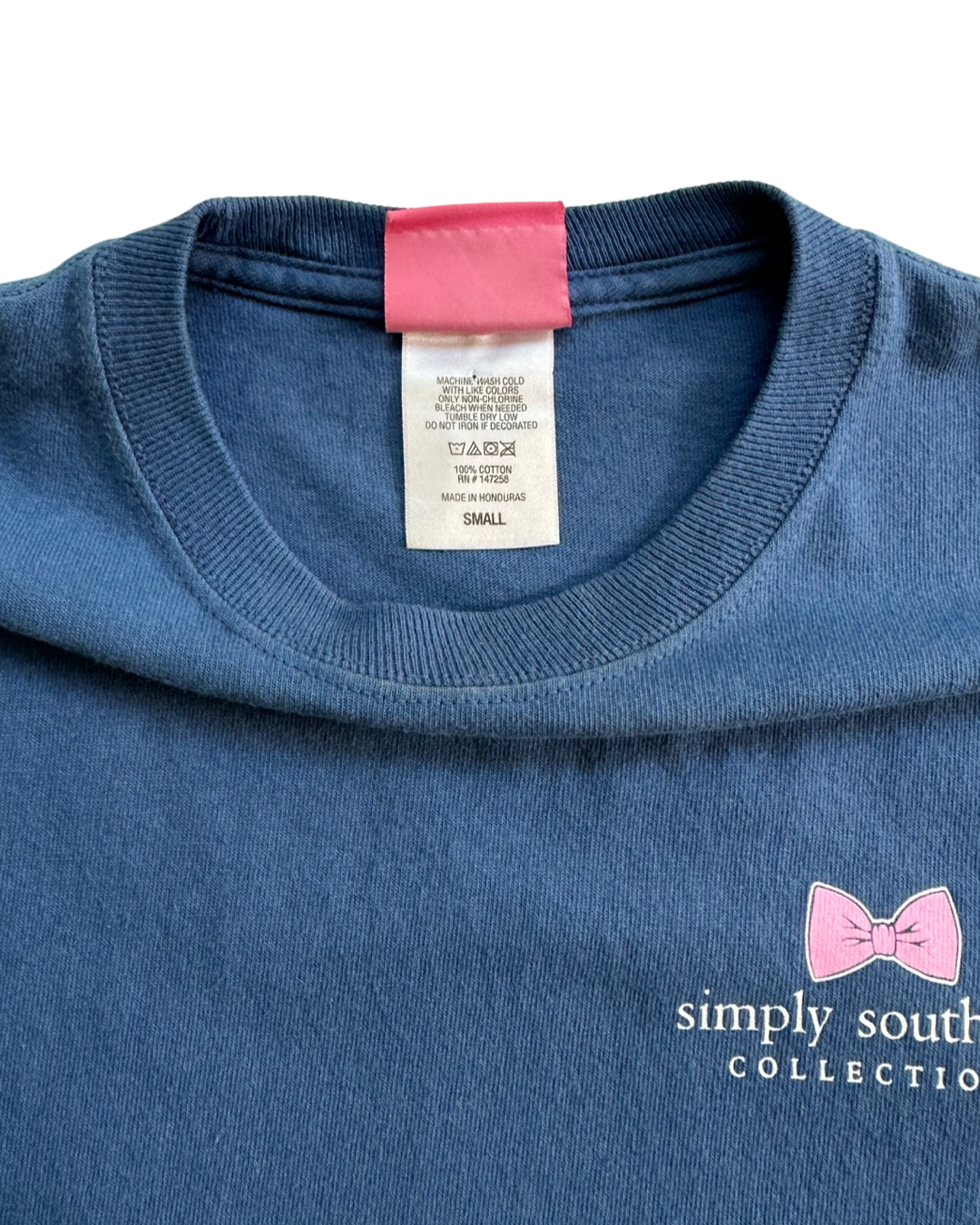 Women's Small Simply Southern Blue Best Memories Are Made Outdoors Long Sleeve Shirt