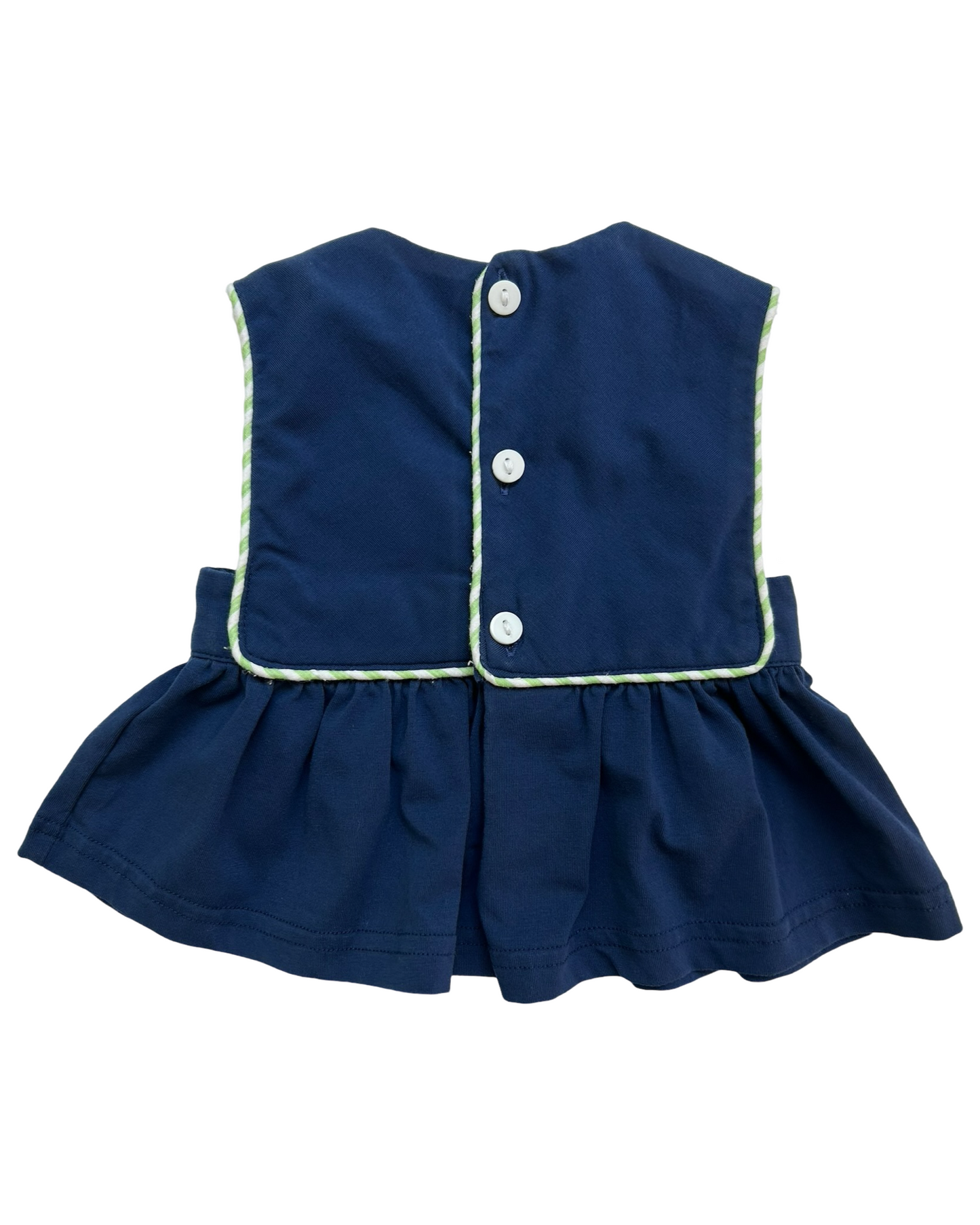 NB Baby Girls Sugar Dumplin Embroidered Tractors 🚜 🚜 🚜 With Diaper Cover. 2 Pieces Set.