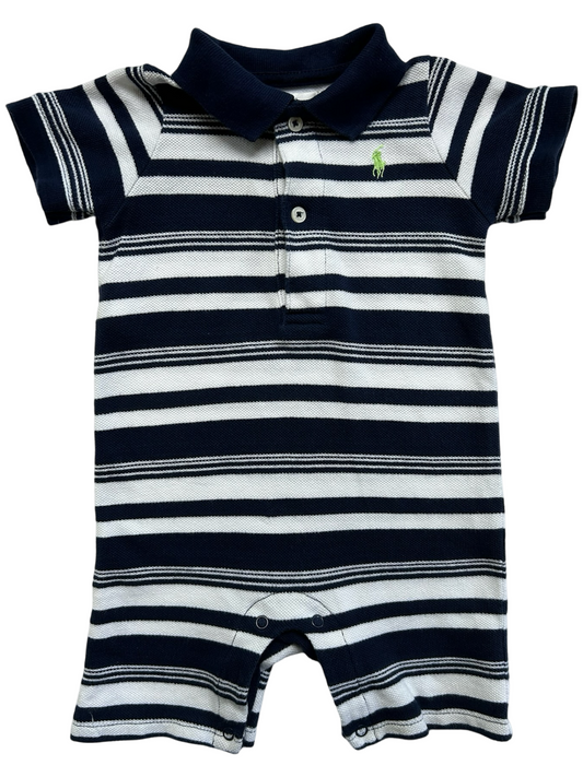 6M Baby Boys Ralph Lauren Striped Romper