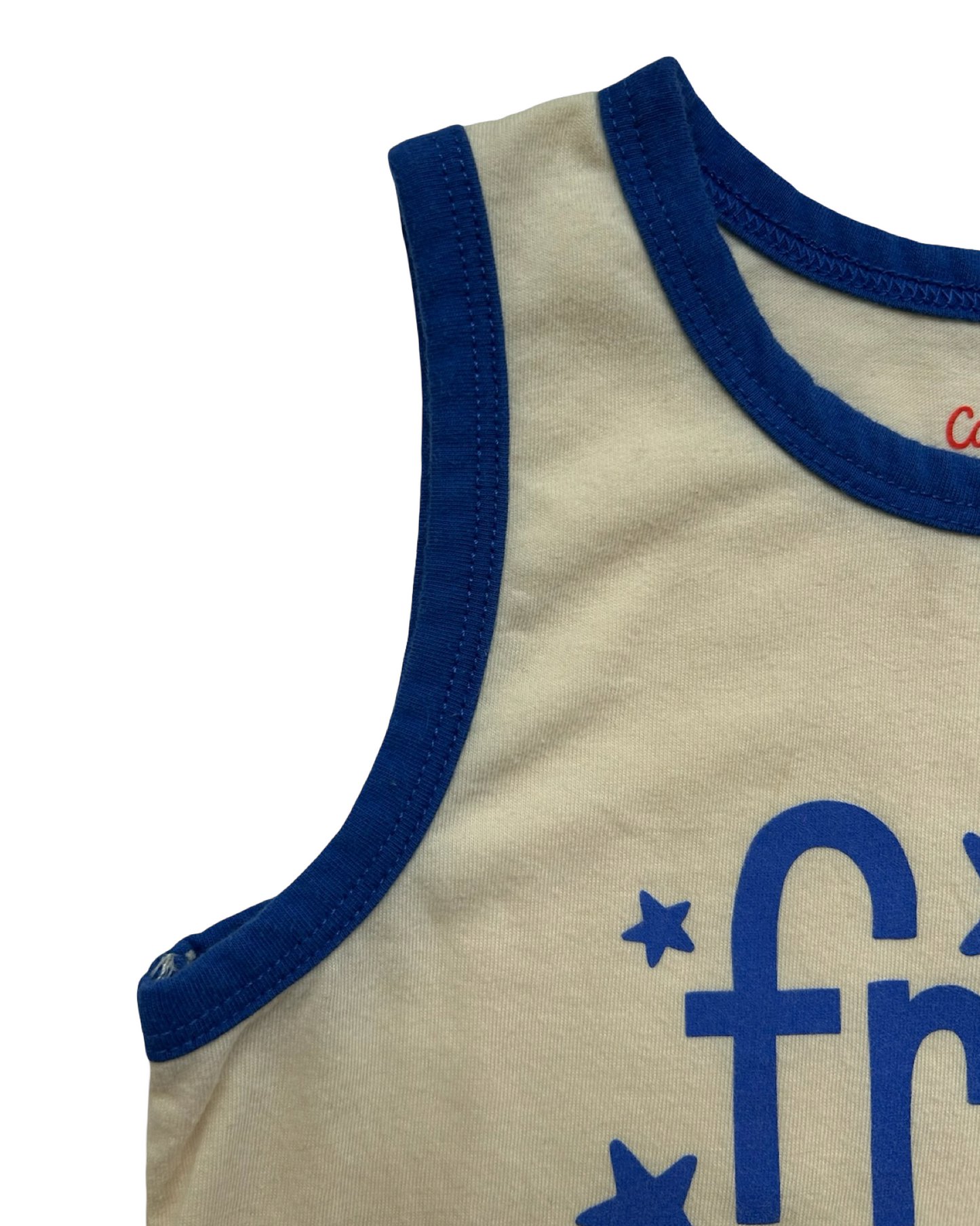 4T Toddlers Boys Cat & Jack FREE TO BE ME Cotton Blend Sleeveless Tank Top