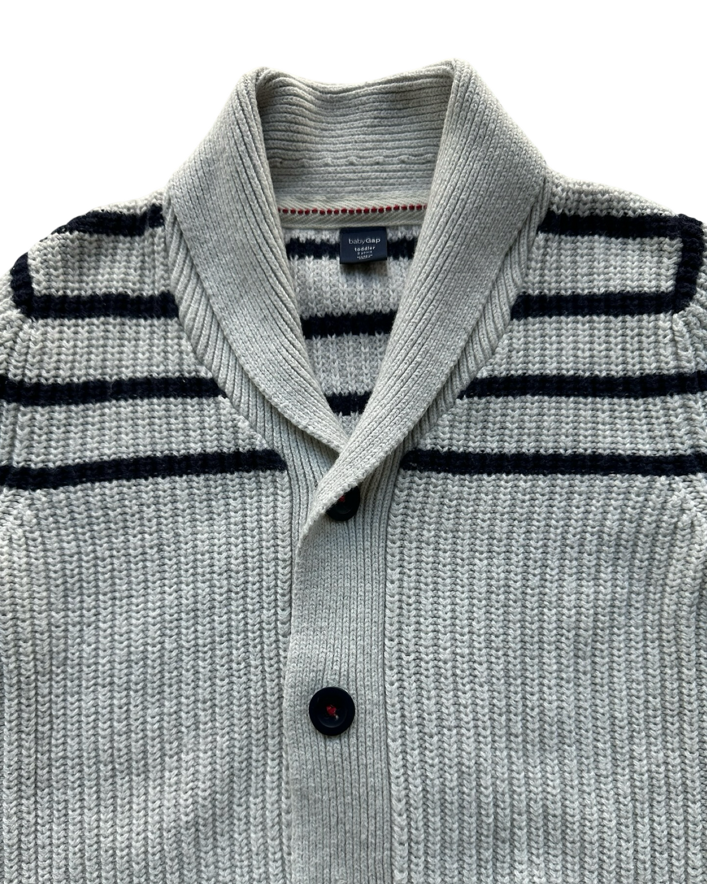 2T Toddler Boys Baby Gap Cream Cardigan Sweater.