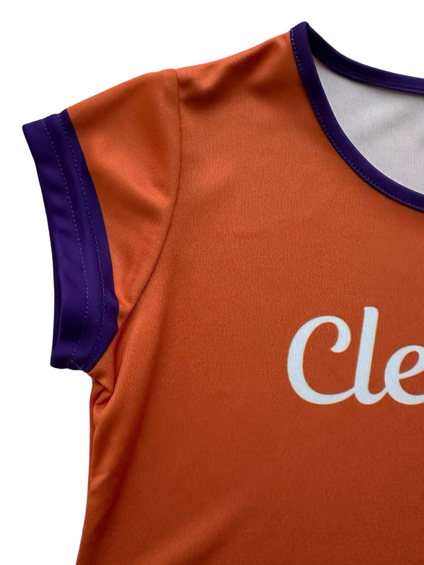 4T Toddler Girls Vive La Fete T-Shirt Clemson Tigers Big Logo Short Sleeve Laurie Top.