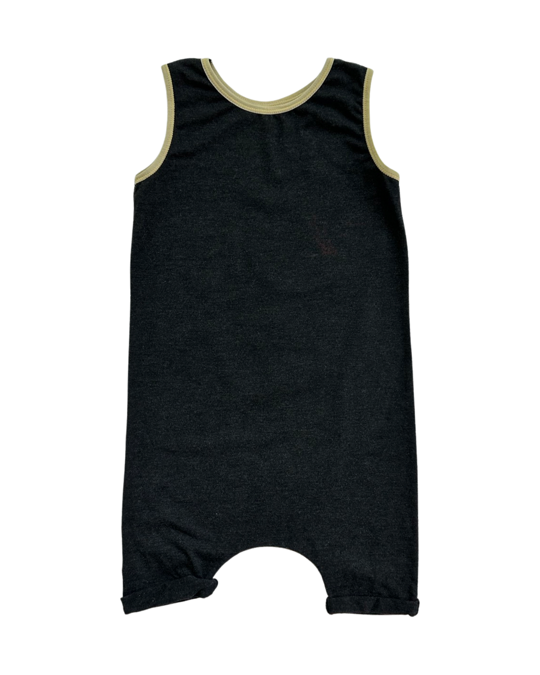 2T Toddler Boy RAGS to Raches Dark Gray Ice Cream / Popsicle Tank Shortie Romper