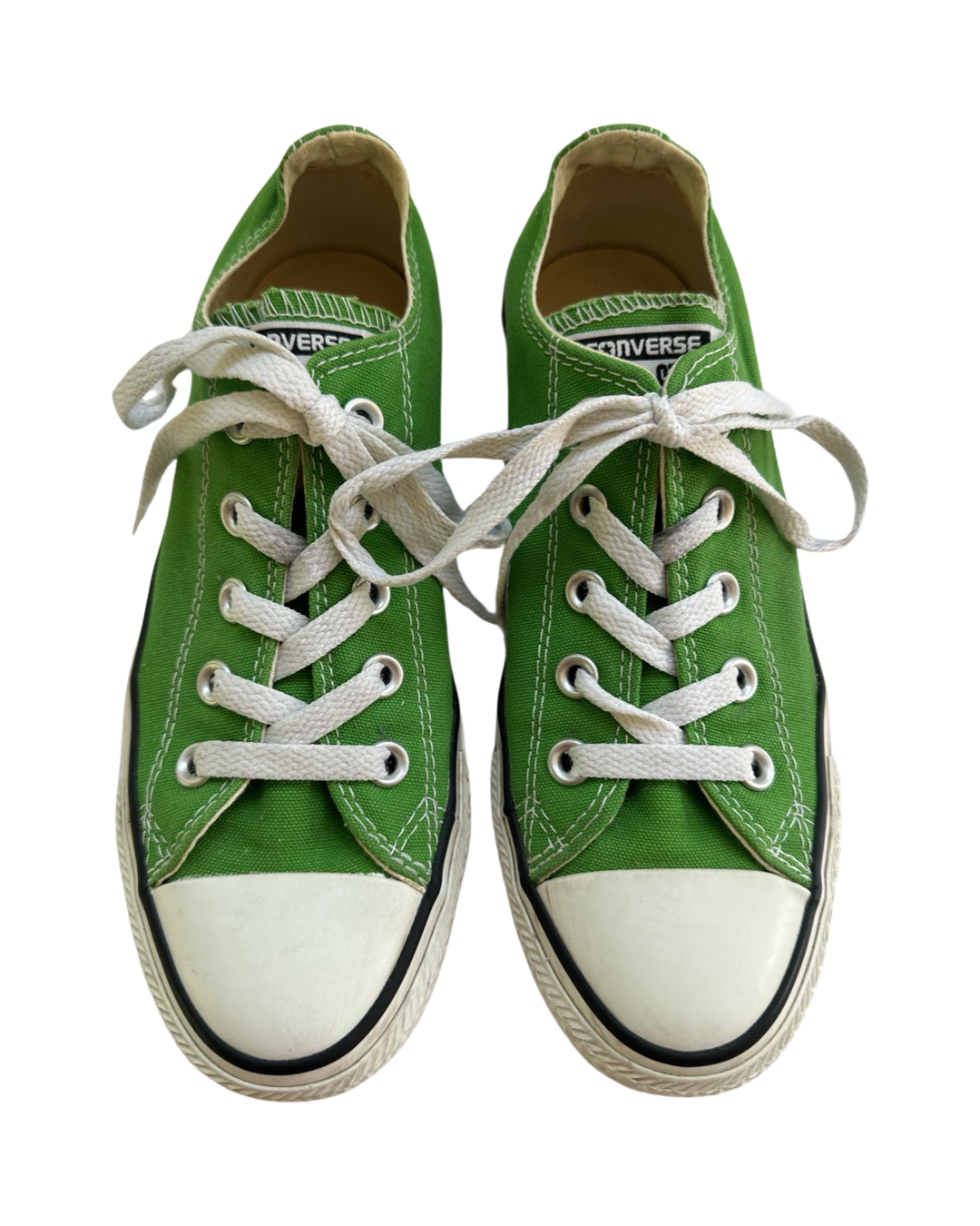 Men’s Size 4 / Women’s Size 6 Green Canvas Converse All Star Shoes