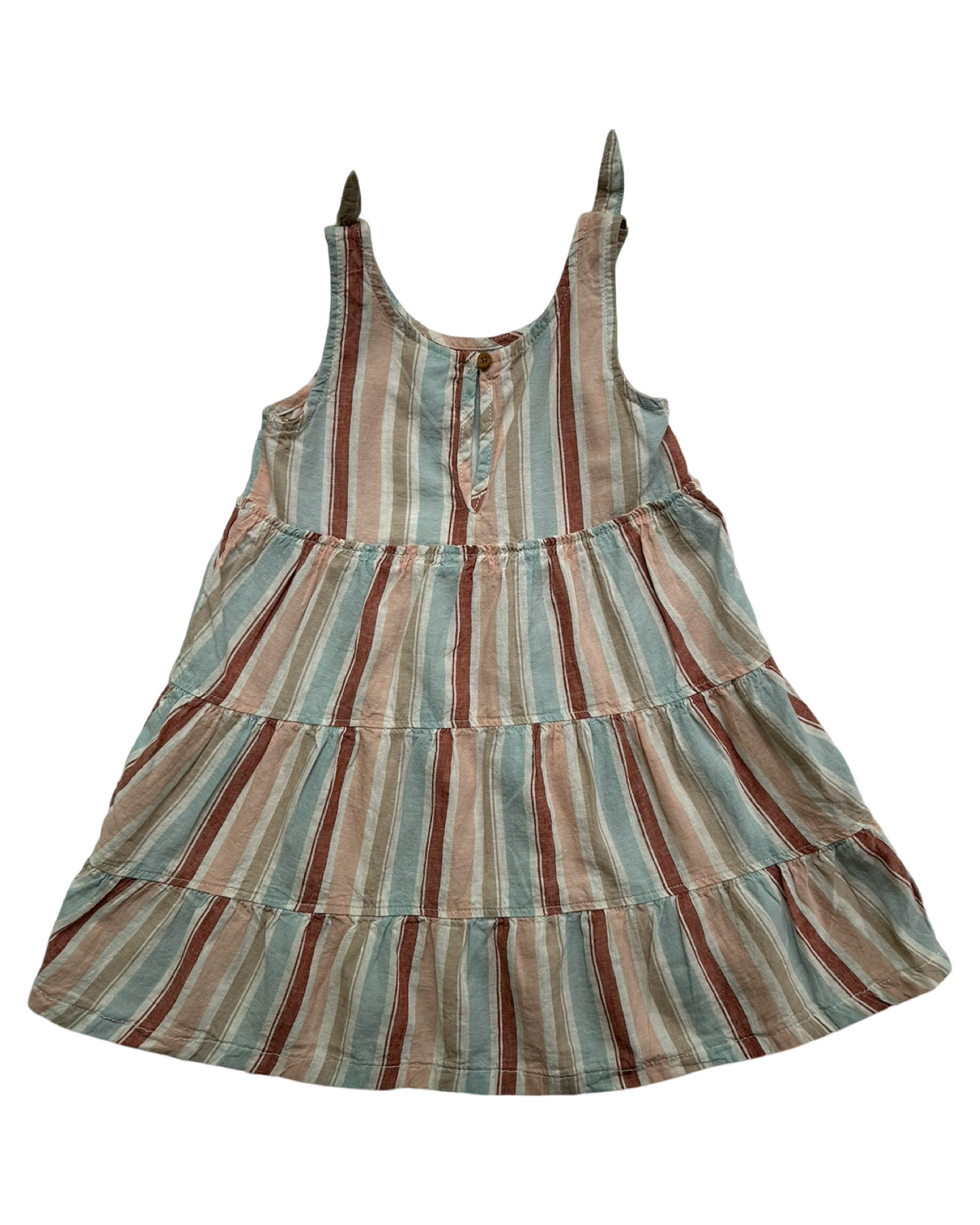 4T Toddler Girls Little Co. By Lauren Conrad  Organic Striped Dress.