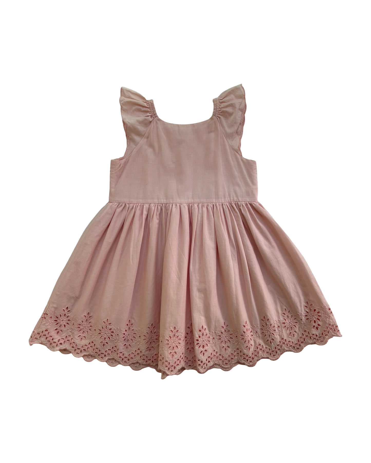 4 Toddlers Girls Baby Gap Eyelets Ruffle Dress
