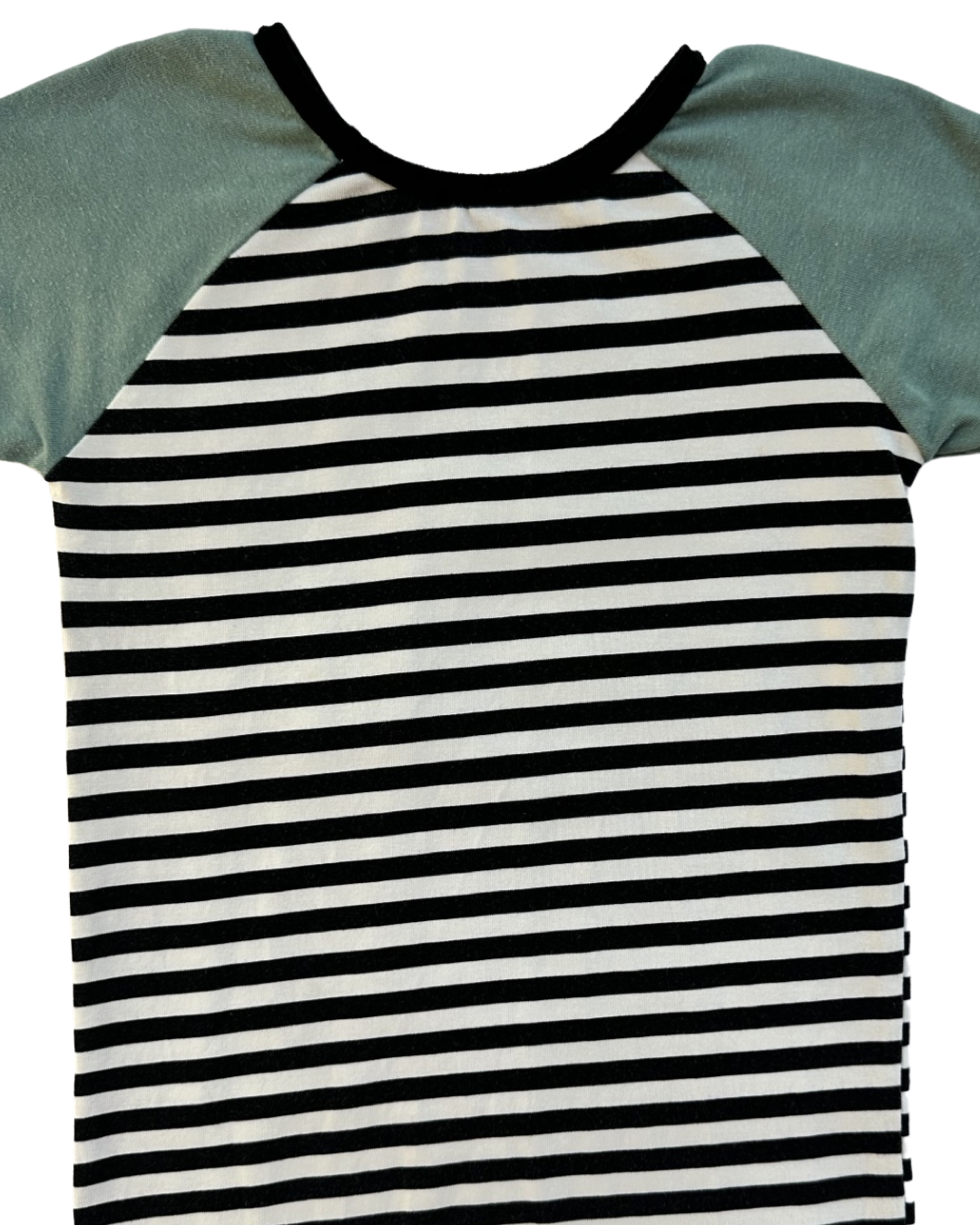 18-24M Baby Boy RAGS to Raches Black & White Striped Romper