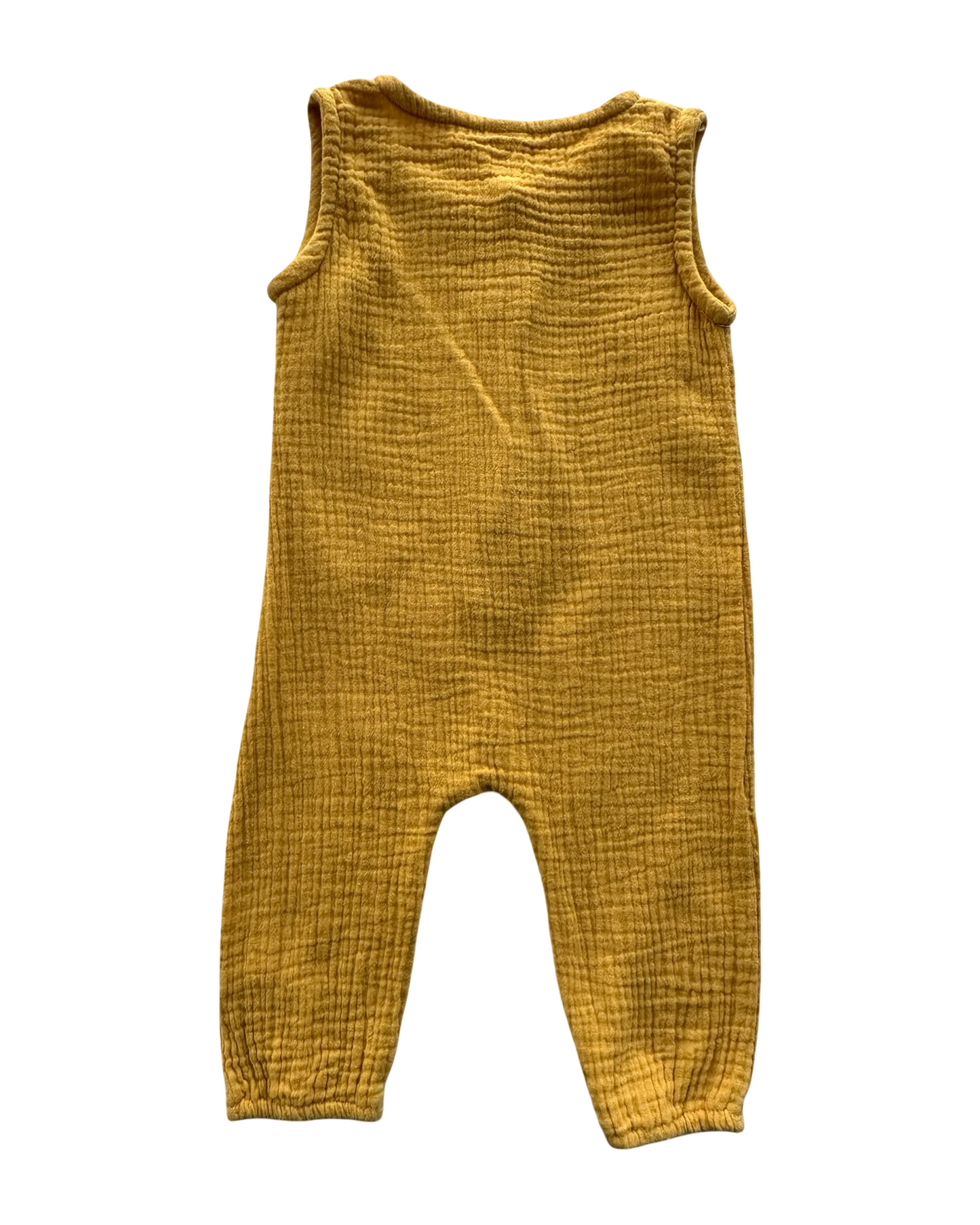 80/CM - 9M - 12M Baby Girls Summer Muslin Romper