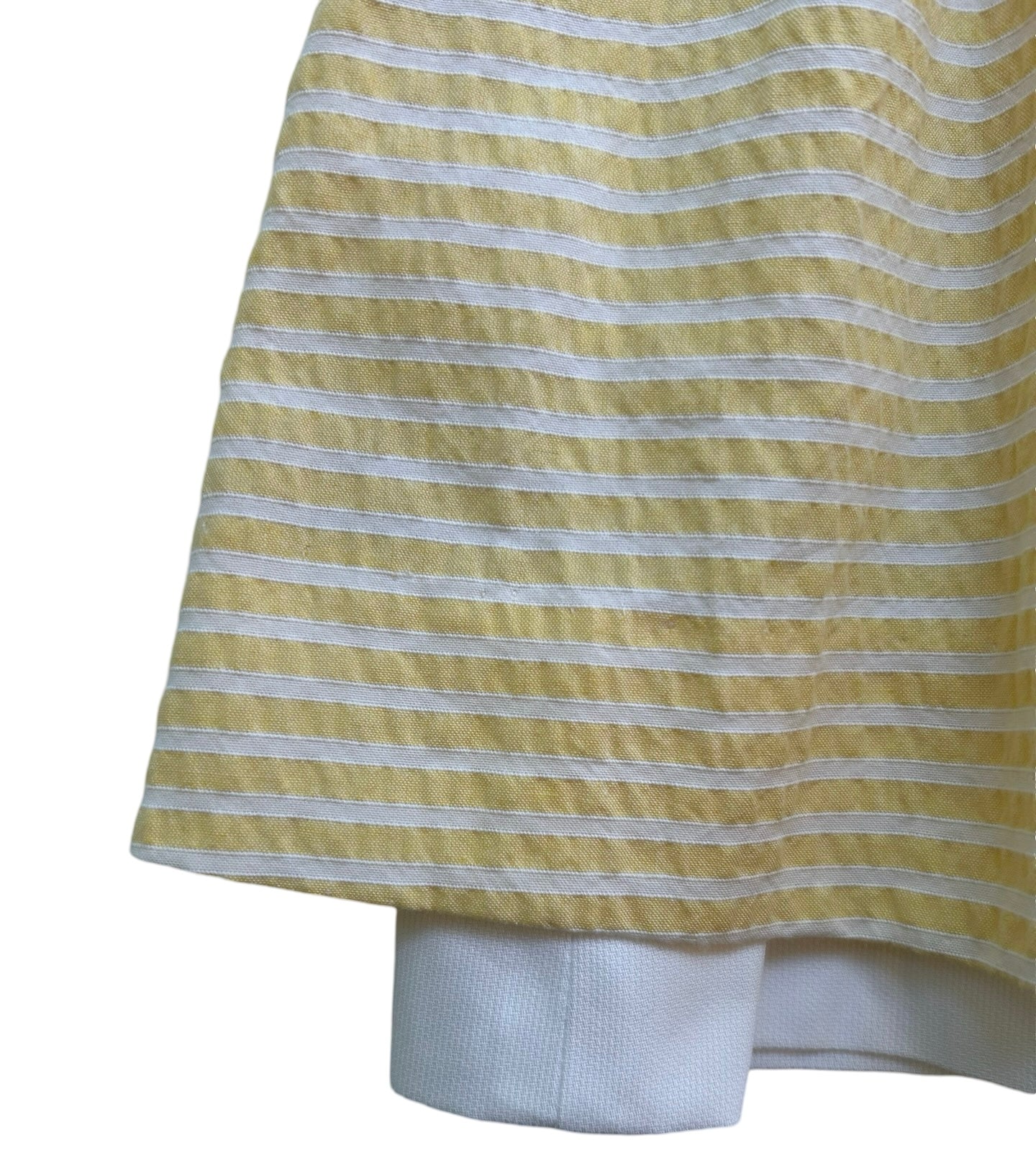 4T Florence Eiseman Yellow Striped / Flowers Dress NWT.