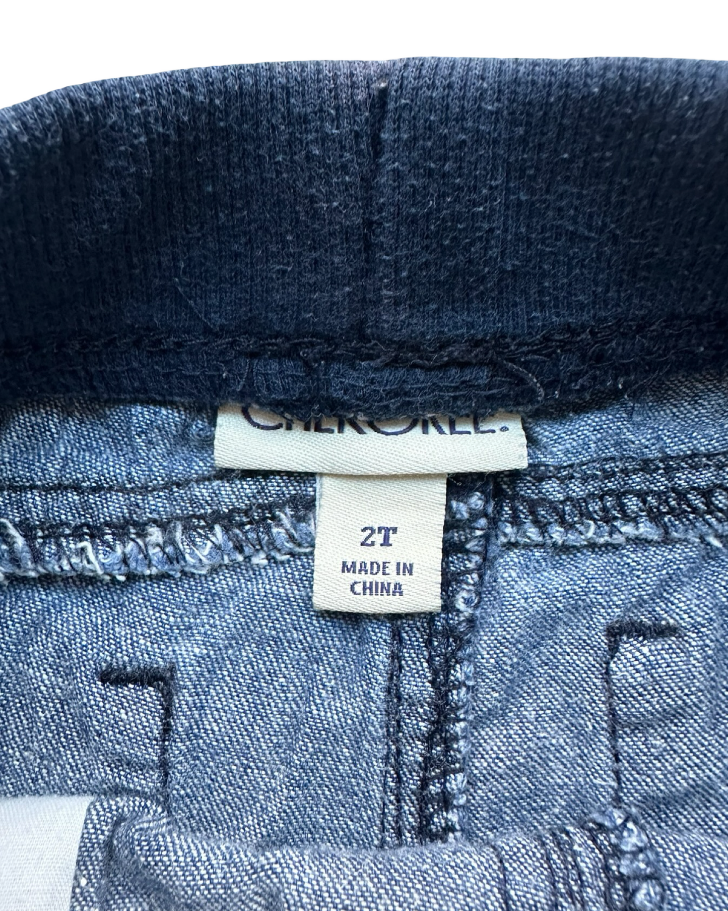 2T Toddler Girl Cherokee Blue Denim Short