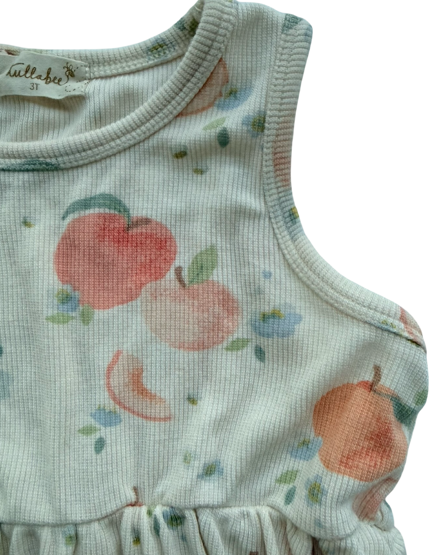 3T Toddler Girl Tullabee Ribbed Peaches Top