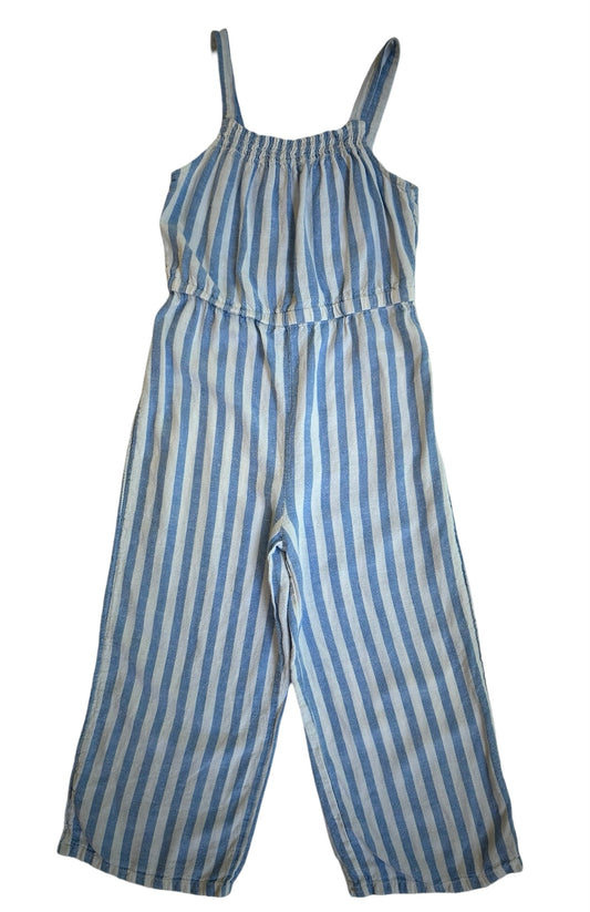 M(8) Old Navy For Girls Sleeveless Linen-Blend Jumpsuit / Romper