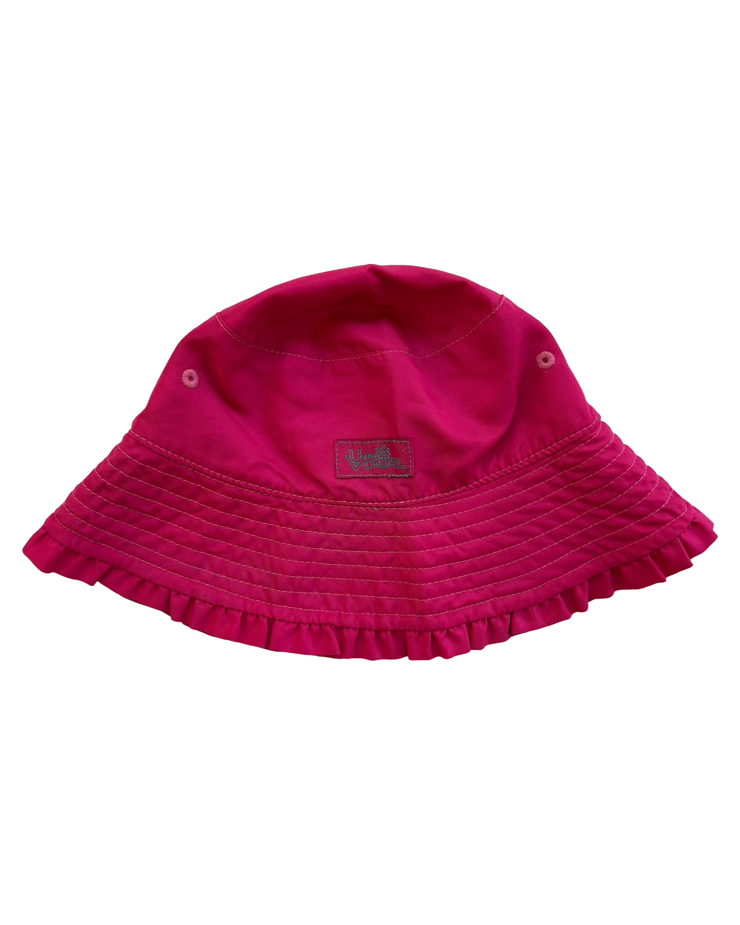 4T Toddlers Girls UV Zkins Reversible Sun Blocking Hat 21” Head  Circumference