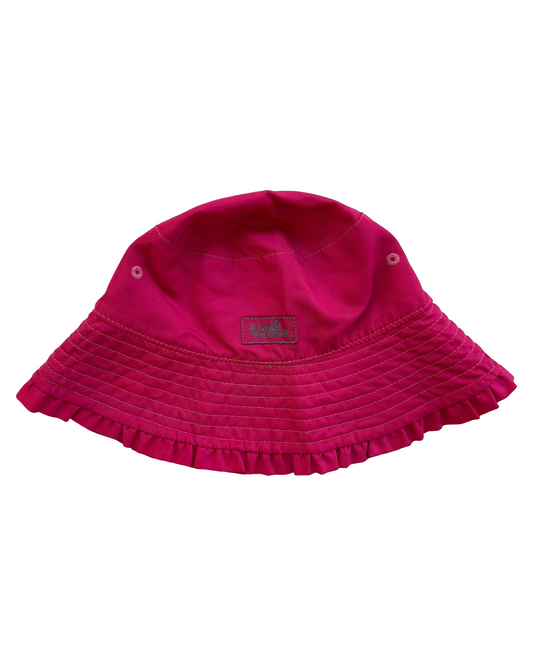 4T Toddlers Girls UV Zkins Reversible Sun Blocking Hat 21” Head  Circumference