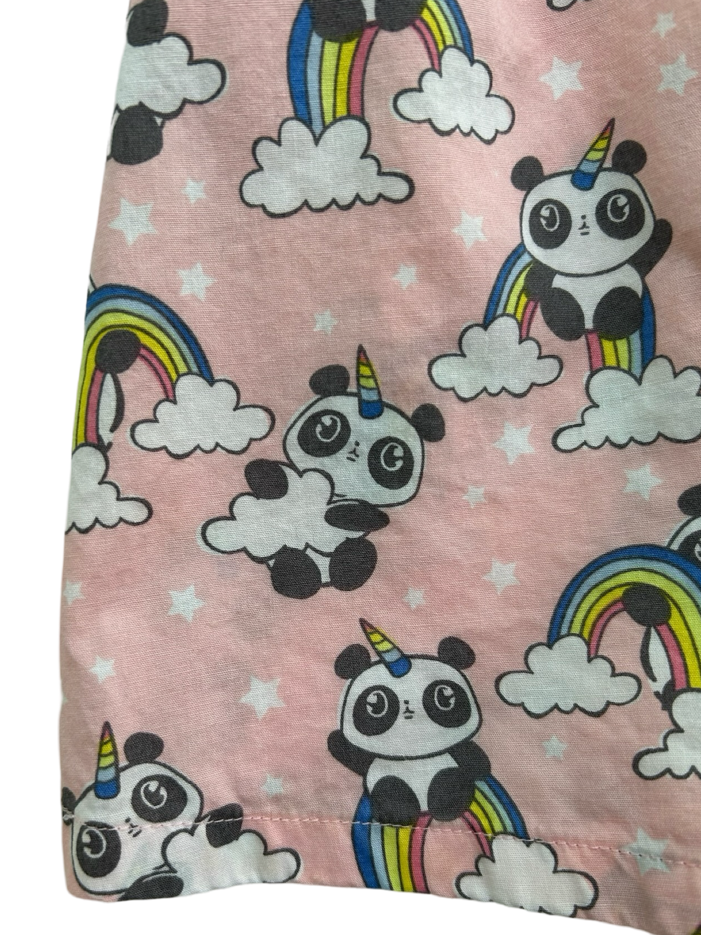 2T Toddler Girls Penny M Sleeveless Panda / Rainbow Dress.