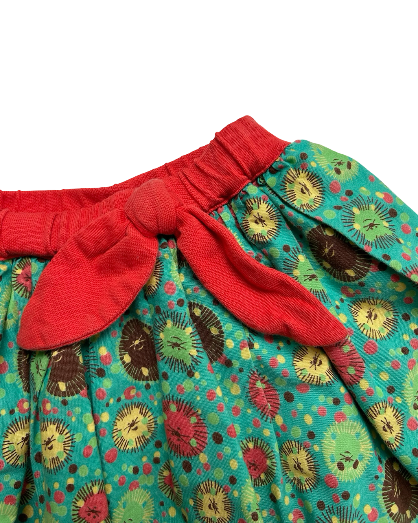 4T Toddler Girls American Girl Wellie Wisher Doll Willa Hedgehog 🦔 Print Meet Skirt.