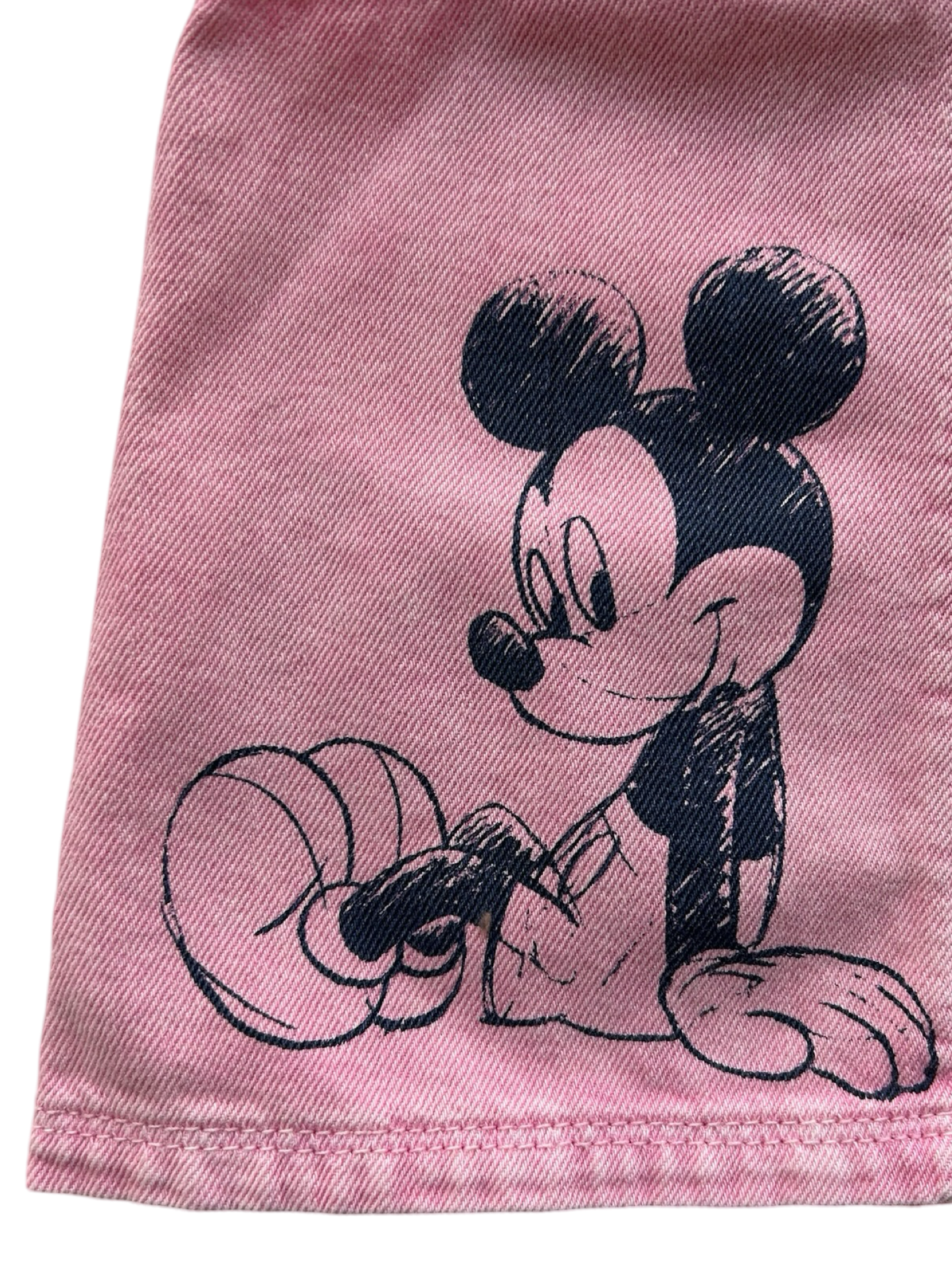 9M-12M Baby Girls Zara Disney Minnie & Mickey Mouse Print Overall Dress.