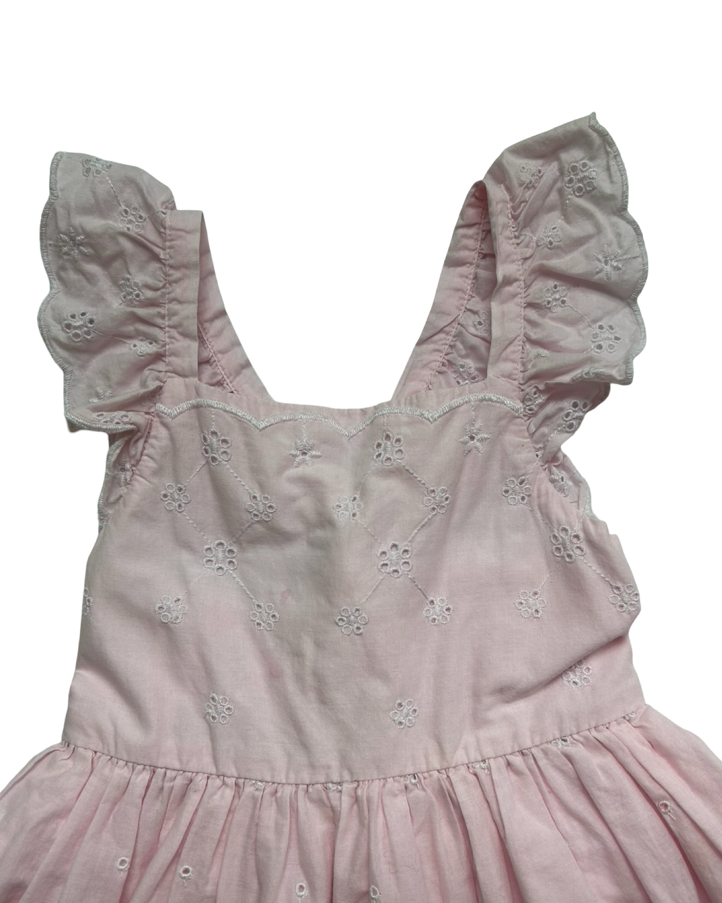 3T Toddler Girls Cat & Jack Pink Eyelets Summer Dress