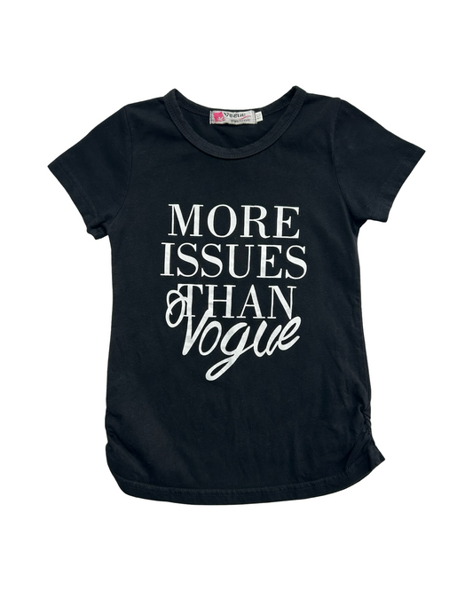 (110-cm) 4T Toddlers Girls Vogue Shirt Top (MORE ISSUES THAN VOGUE)