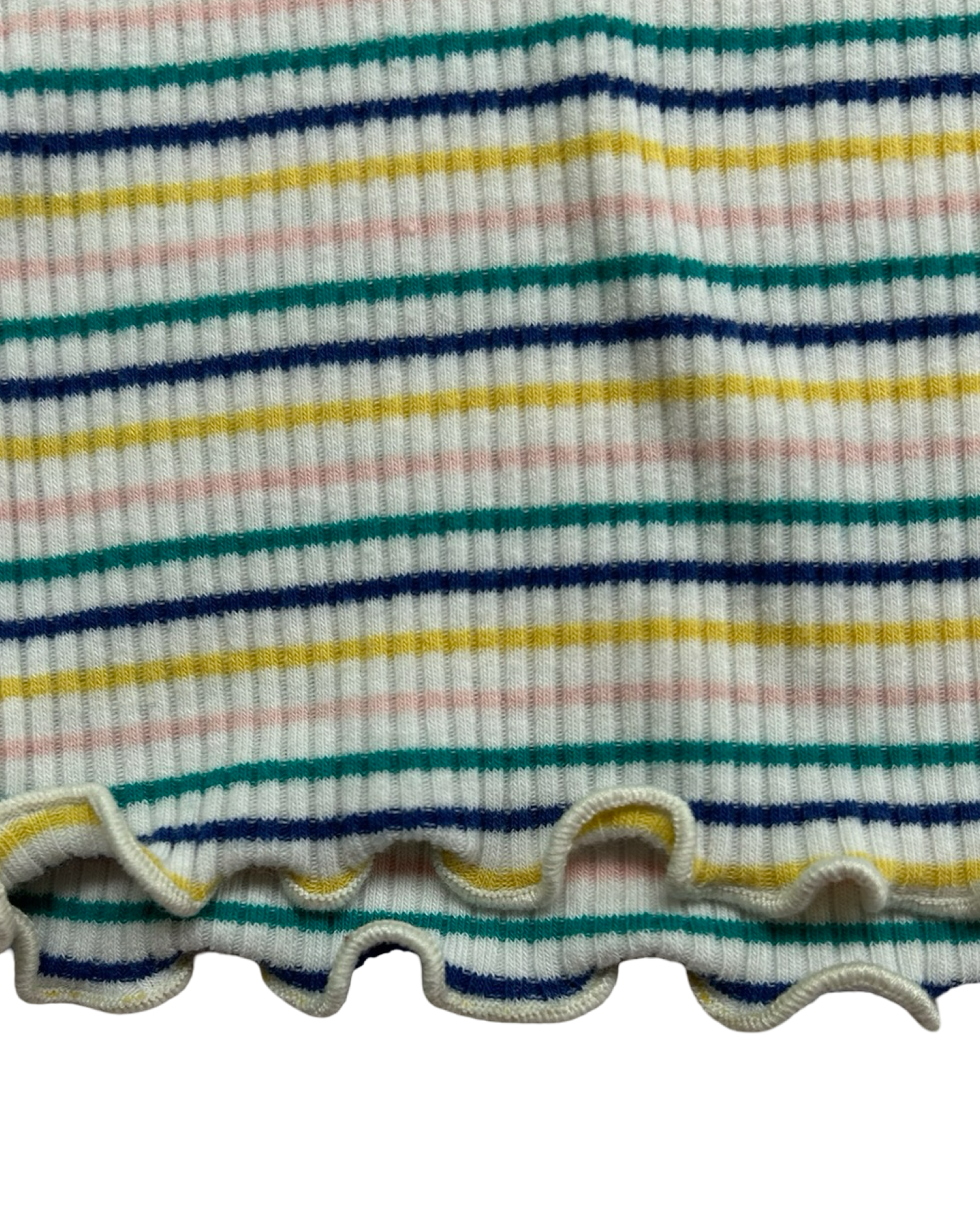 6M-12M Baby Girls Old Navy Rib-Knit Tank Top And Short Set 2 Pieces.