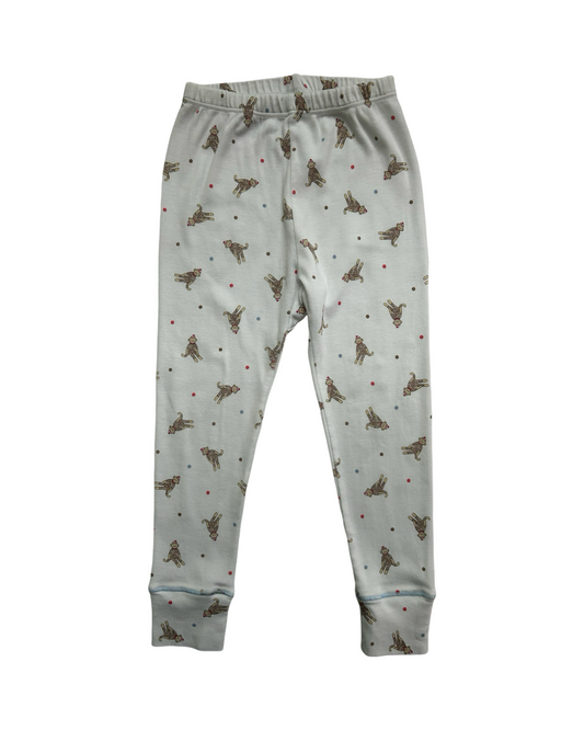 4T Toddler Boy Magnolia Baby Sock Monkey Pajama Pants