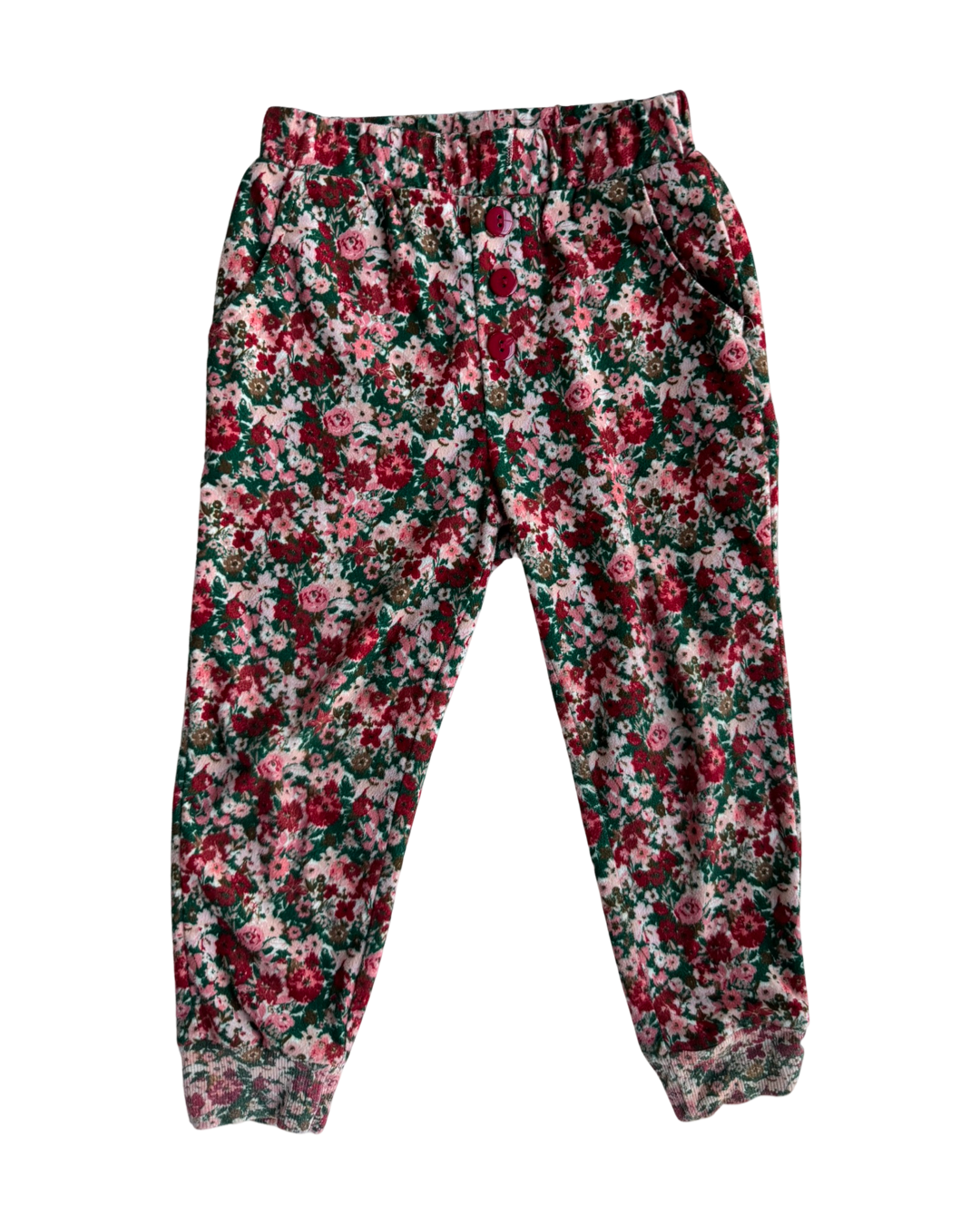 3T Toddler Girl Floral Sweet Honey Lounge PJs