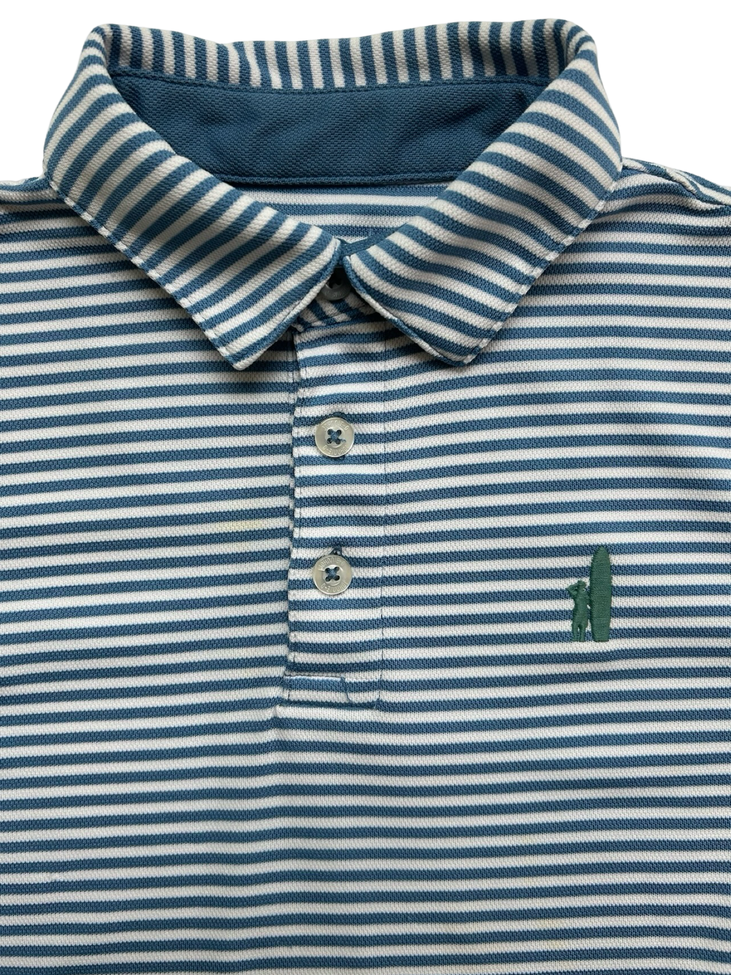 6Y Youth Boys Johnnie O Prep Formance Striped Polo Shirt.