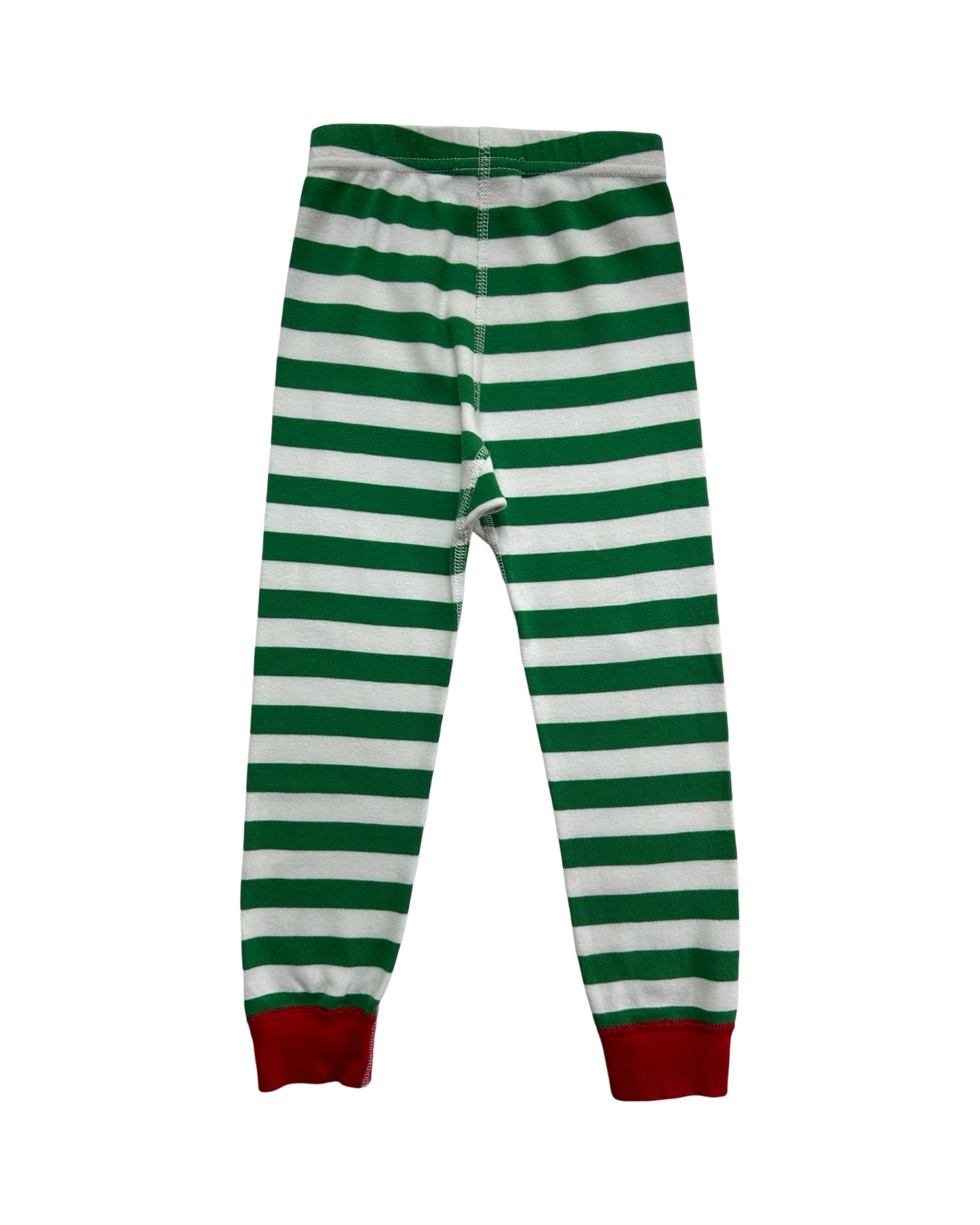 4T Toddler Girl & Boy Hanna Andersson Christmas Striped Pajama Pant Sleepwear.