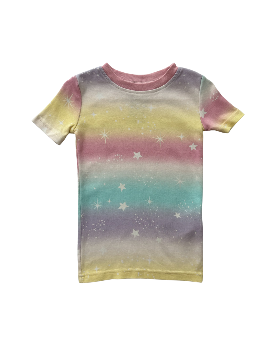 3T Toddler Girl Kirkland Pastel Rainbow 2pc PJs