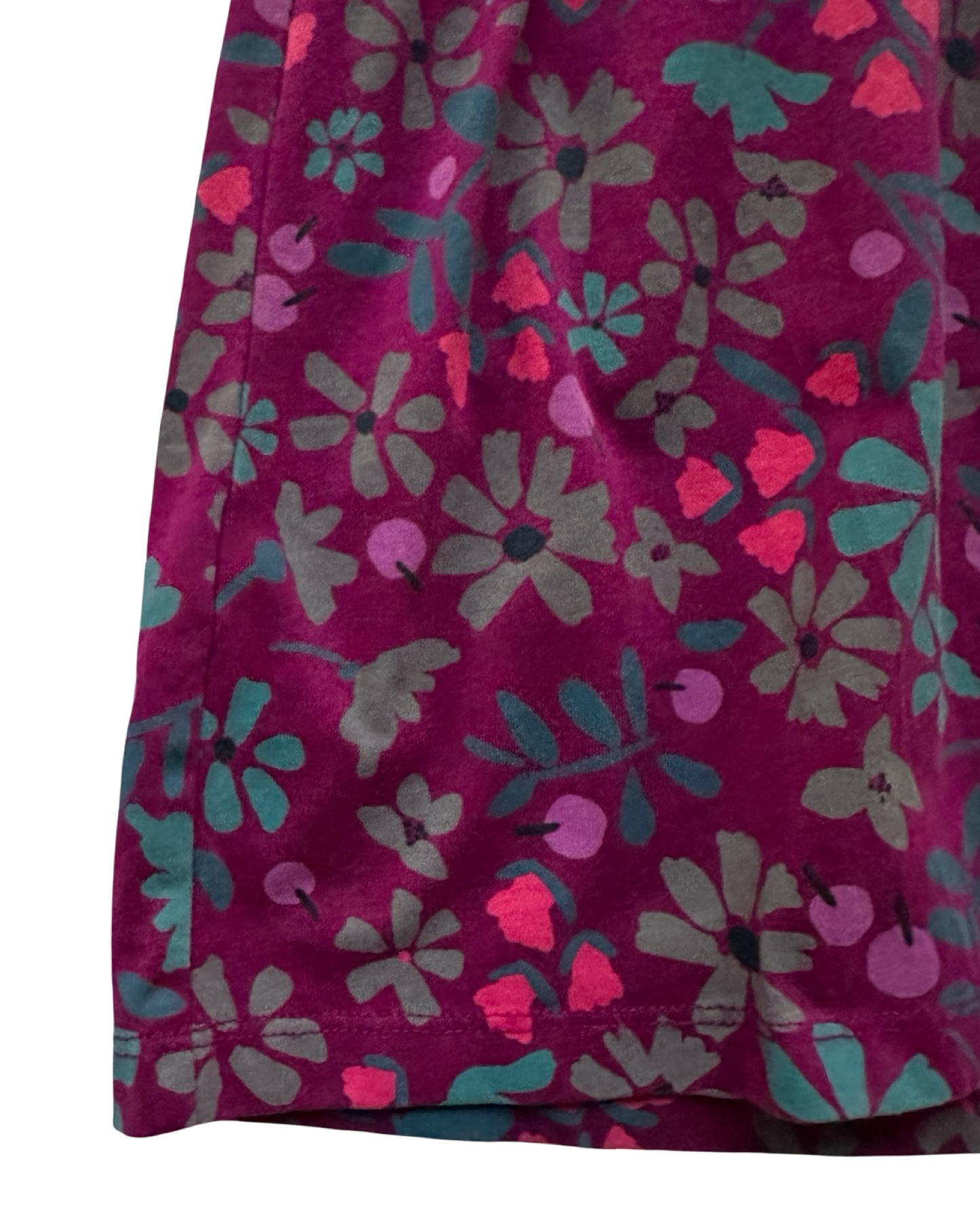 6T Toddler Girls Tea Collection Floral Wrap Neck Long Sleeve Dress.