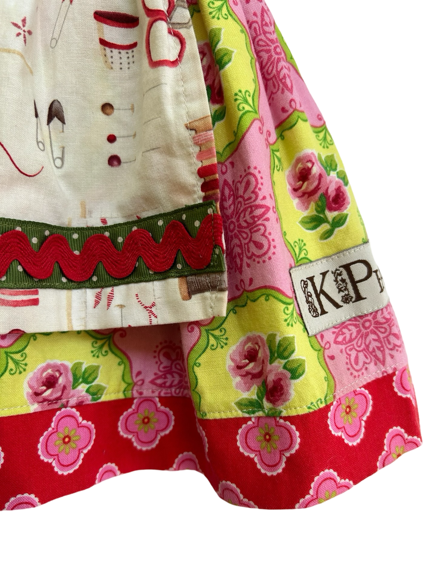 24M KPea Baby Girl’s Multicolor Dress Sleeveless Ruffle Floral.