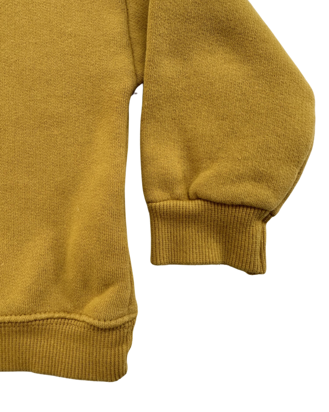18-24M Baby Boy Zara Mustard Yellow Time for Some Fun Duck Sweatshirt