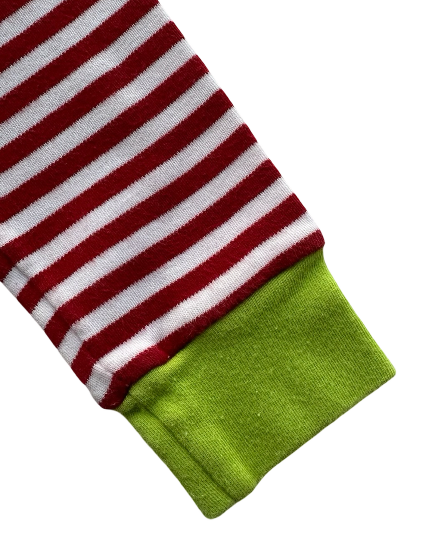 3M - 6M Baby Boy Squiggles Striped Christmas PJs 2 pc set