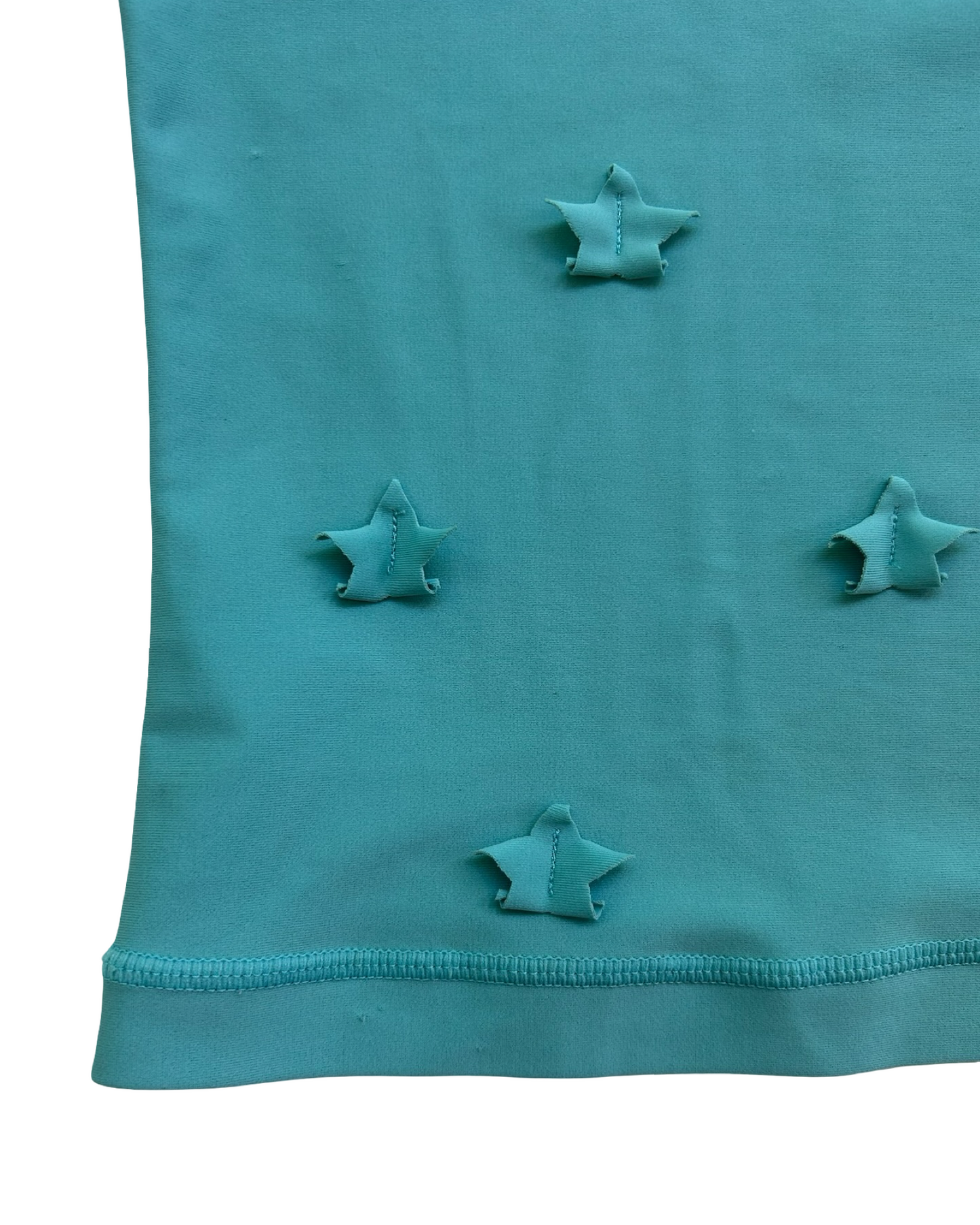 (100-cm) 4T Toddler Girls Hanna Andersson Teal Stars RashGuard Shirt