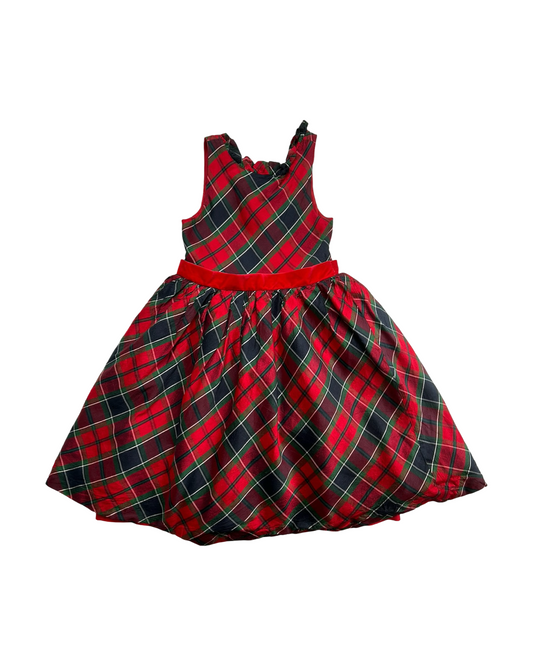 6T Toddler Girls Janie & Jack Holiday Plaid  Christmas Dress