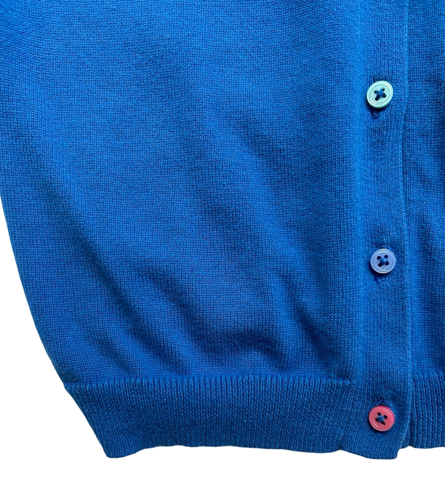 L 10Y / 11Y Youth Girl’s Crewcuts Casey Long Sleeve Cardigan Sweater With Rainbow Button Front.