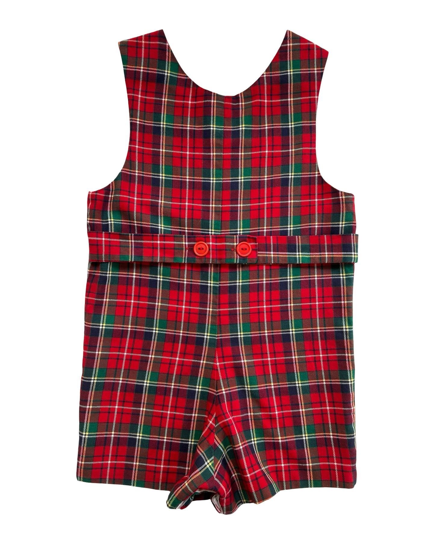 3T Toddler Boys Rags Land Plaid Romper.
