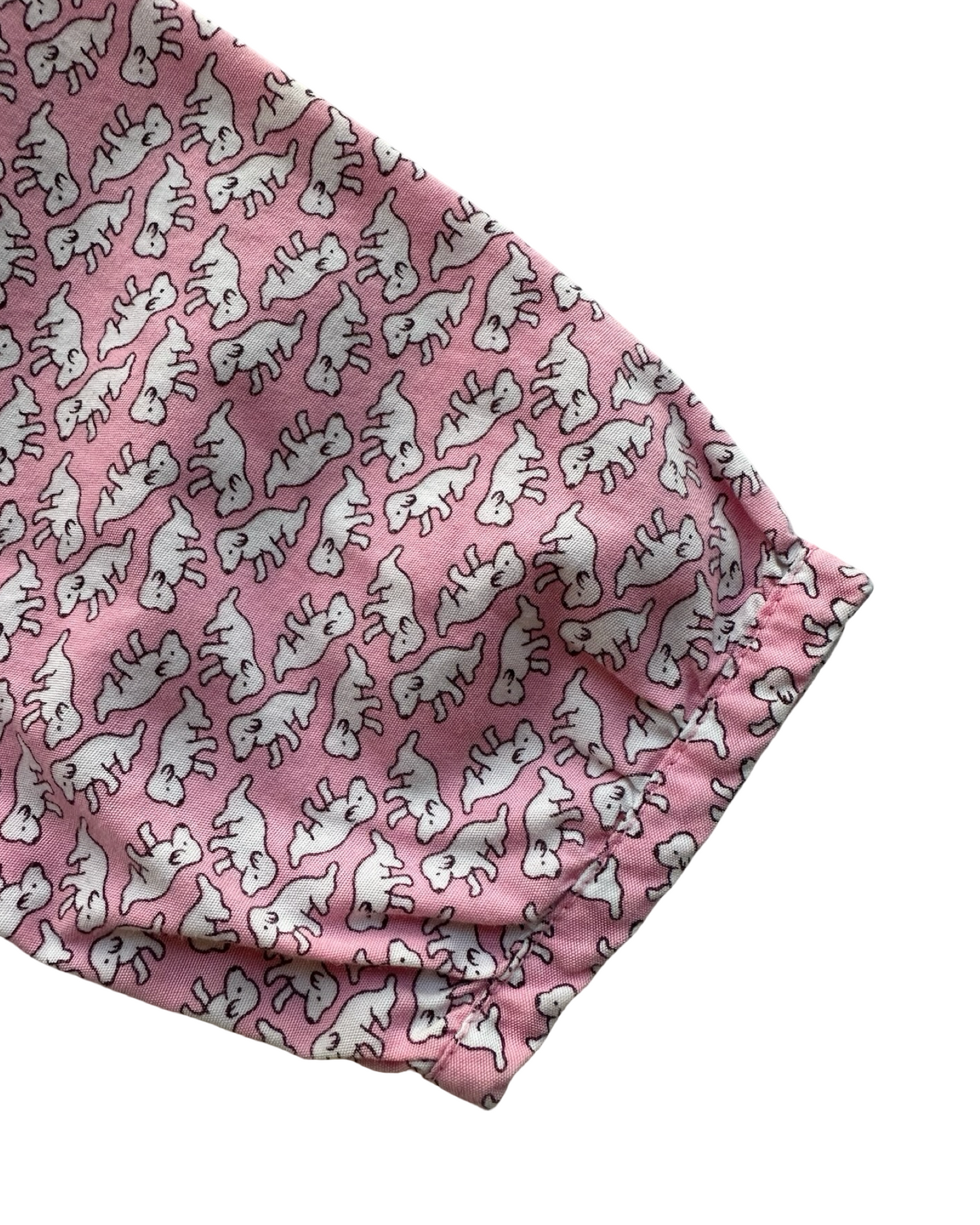 24M Baby Girls Esprit Long Sleeve Doggies Detail Dress.