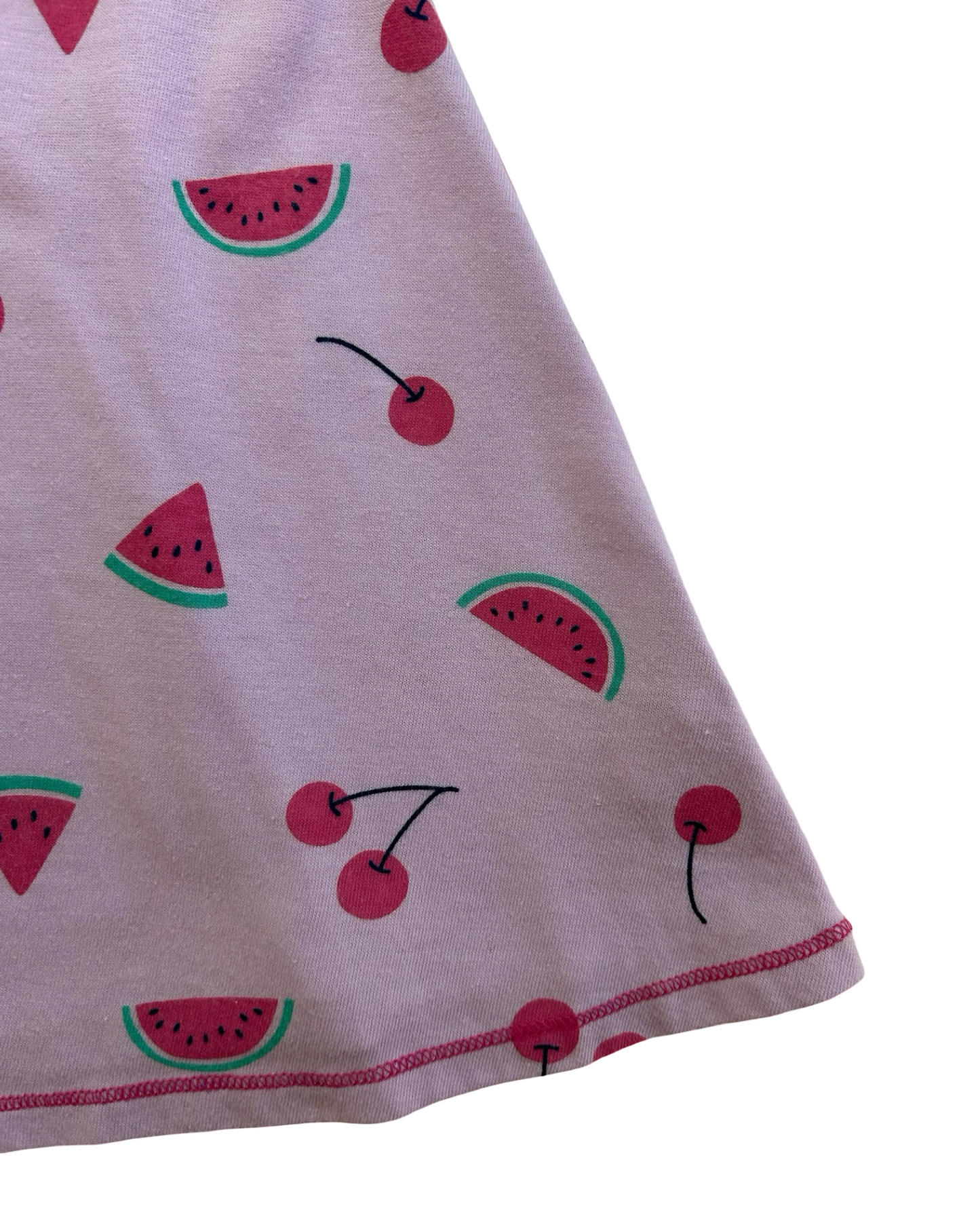 XS 4-5 Toddlers Girls Cat & Jack Watermelon 🍉 And Cherry 🍒 Sleeveless Dress.