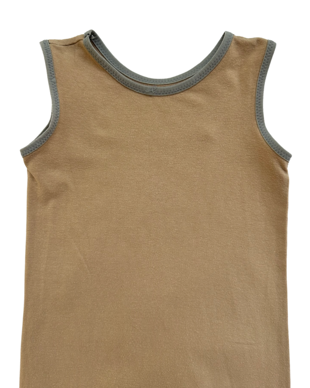 18-24M Baby Boy OG RAGS to Raches Tan Geo Romper with Camo Cuffs