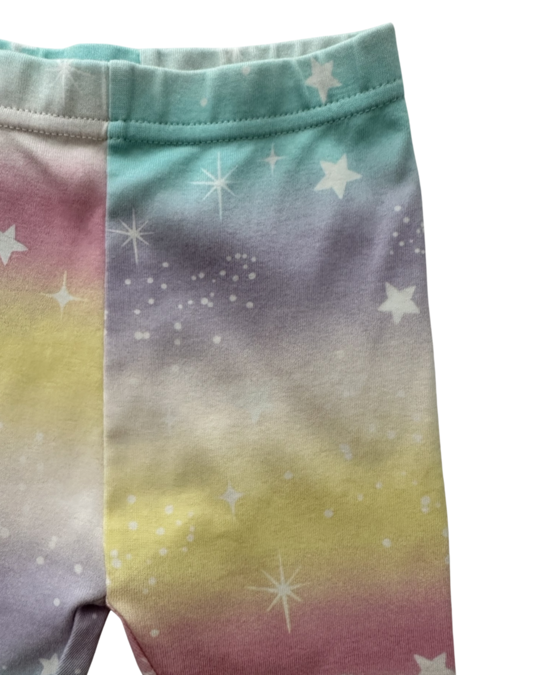 3T Toddler Girl Kirkland Pastel Rainbow 2pc PJs