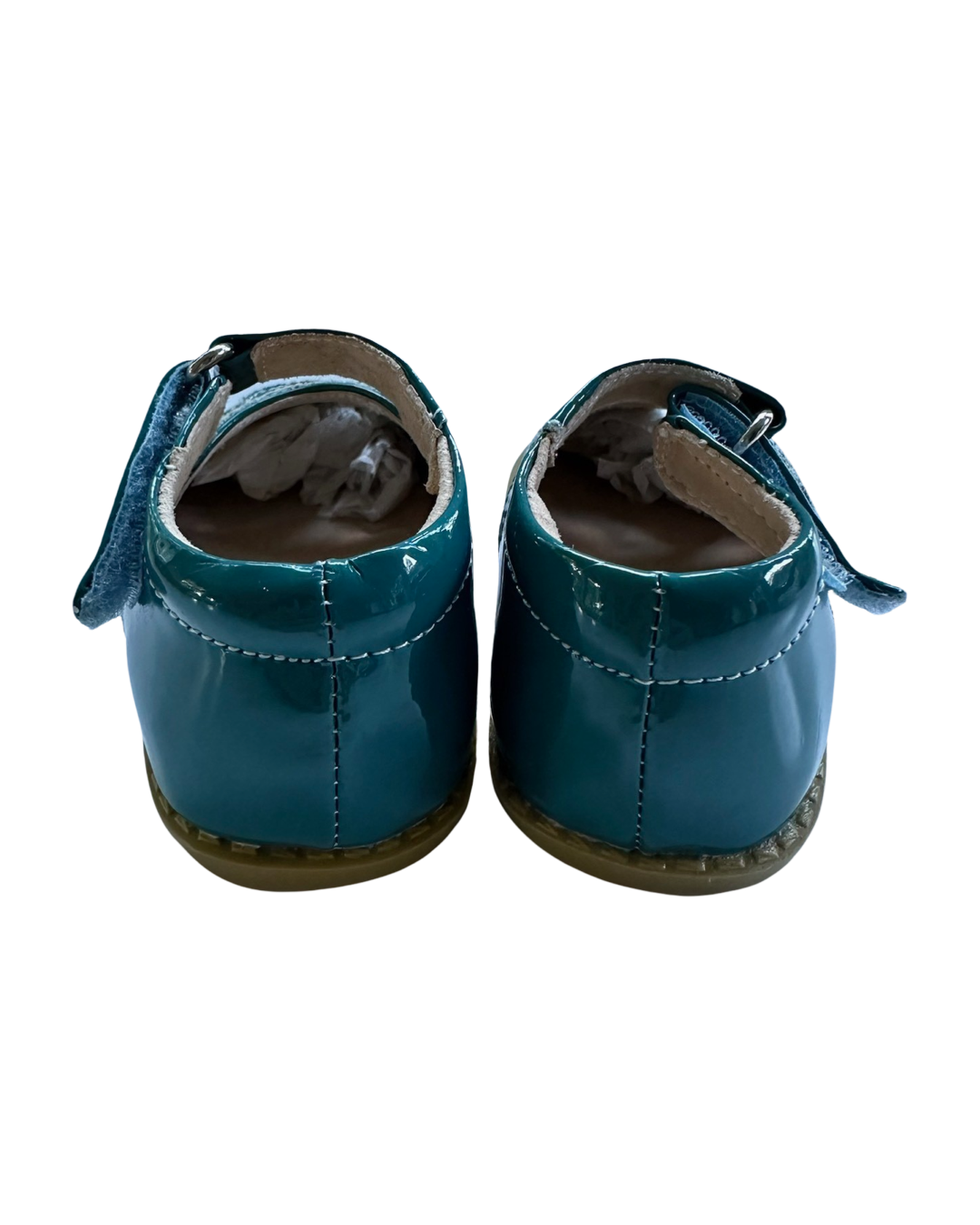 4C Toddler Girl Livie & Luca Turquoise Patent Petal Shoes